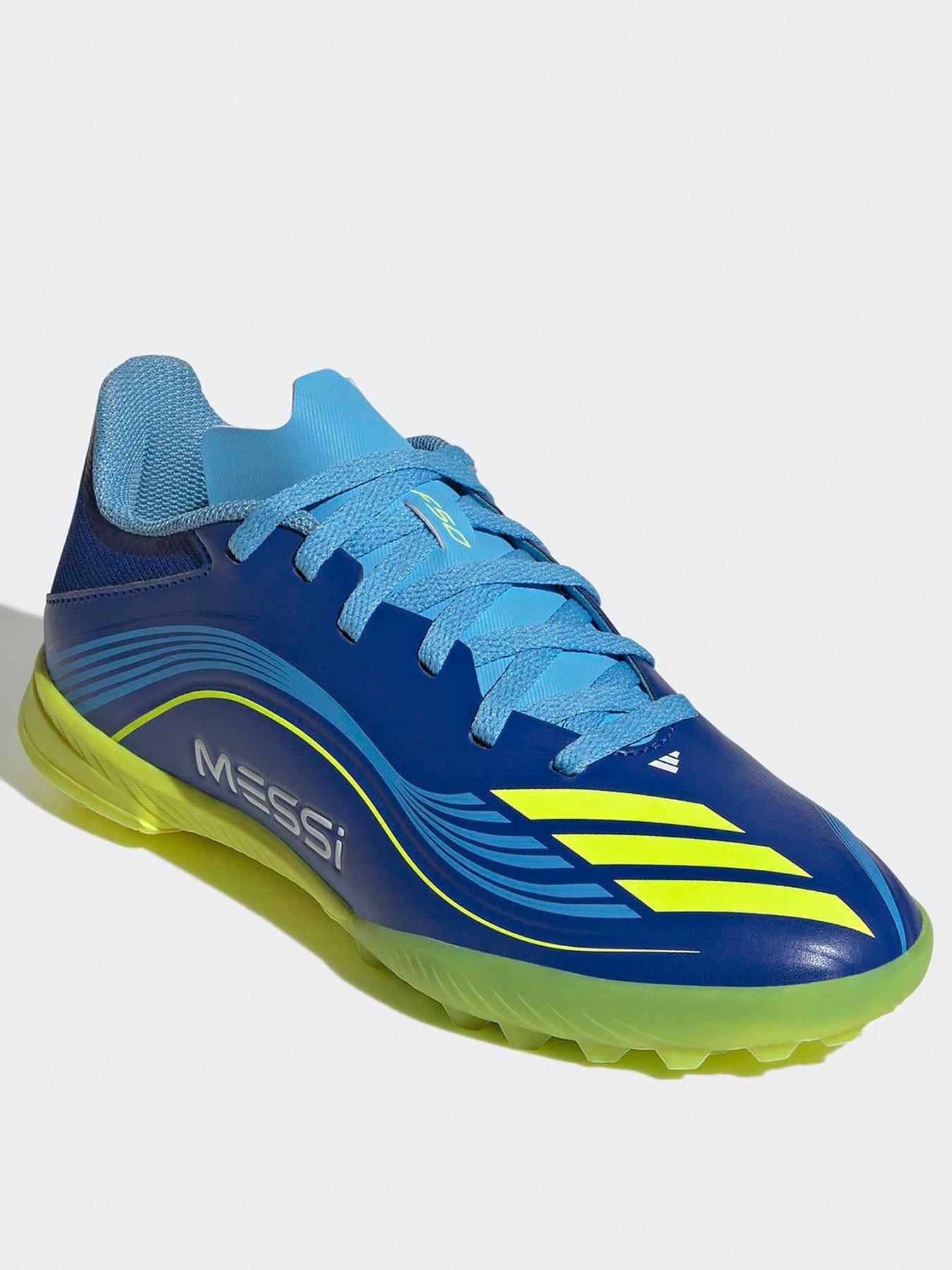 Image 2 of 6 of adidas Junior F50 Messi League Astro Turf Football Boots - Blue