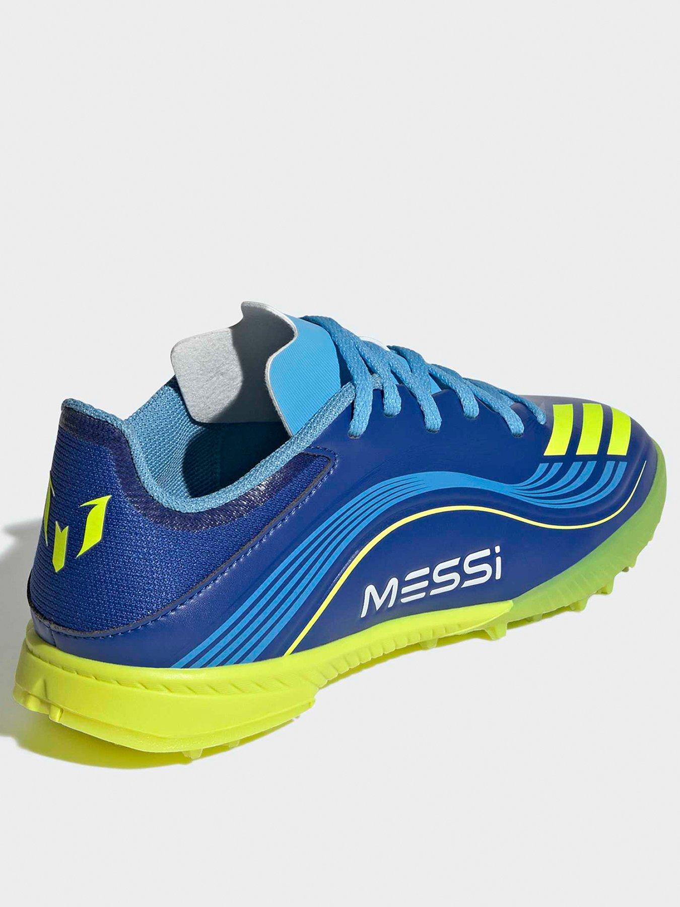 Image 3 of 6 of adidas Junior F50 Messi League Astro Turf Football Boots - Blue