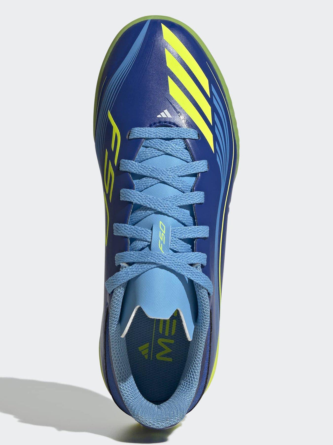 Image 4 of 6 of adidas Junior F50 Messi League Astro Turf Football Boots - Blue