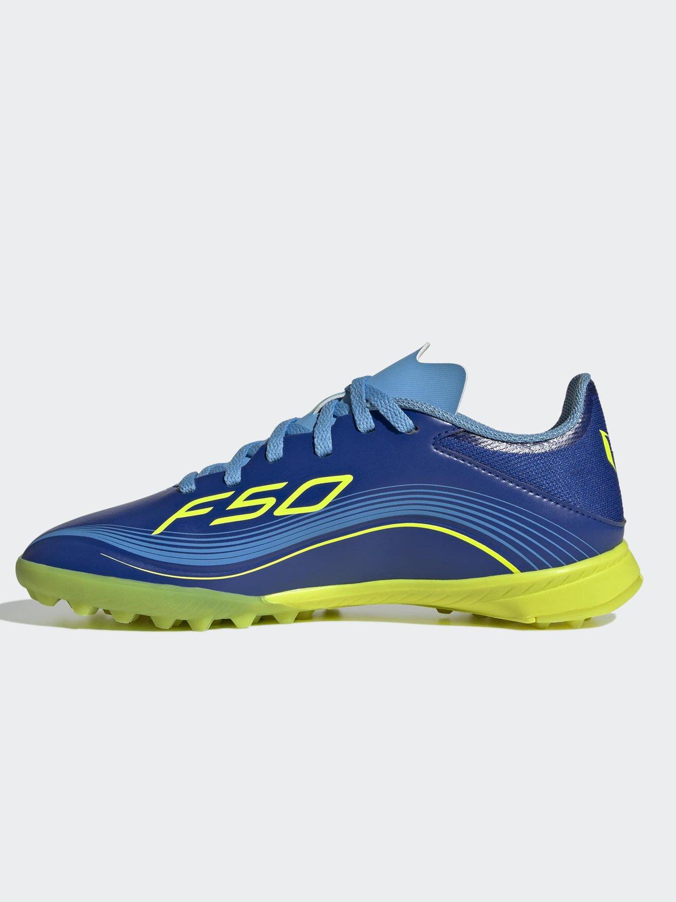 Image 6 of 6 of adidas Junior F50 Messi League Astro Turf Football Boots - Blue