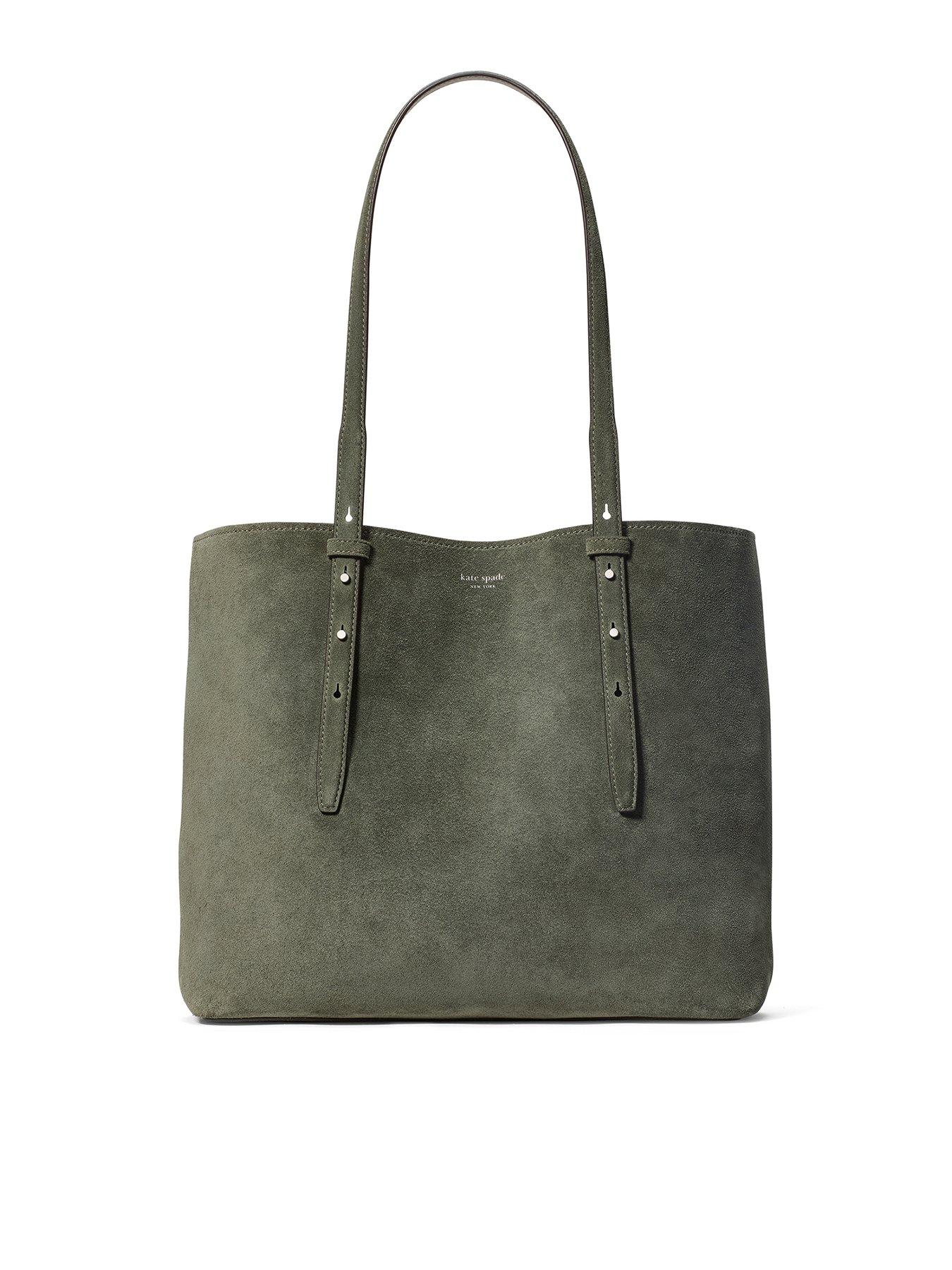 Kate Spade New York Do It All Suede Large Tote - Green