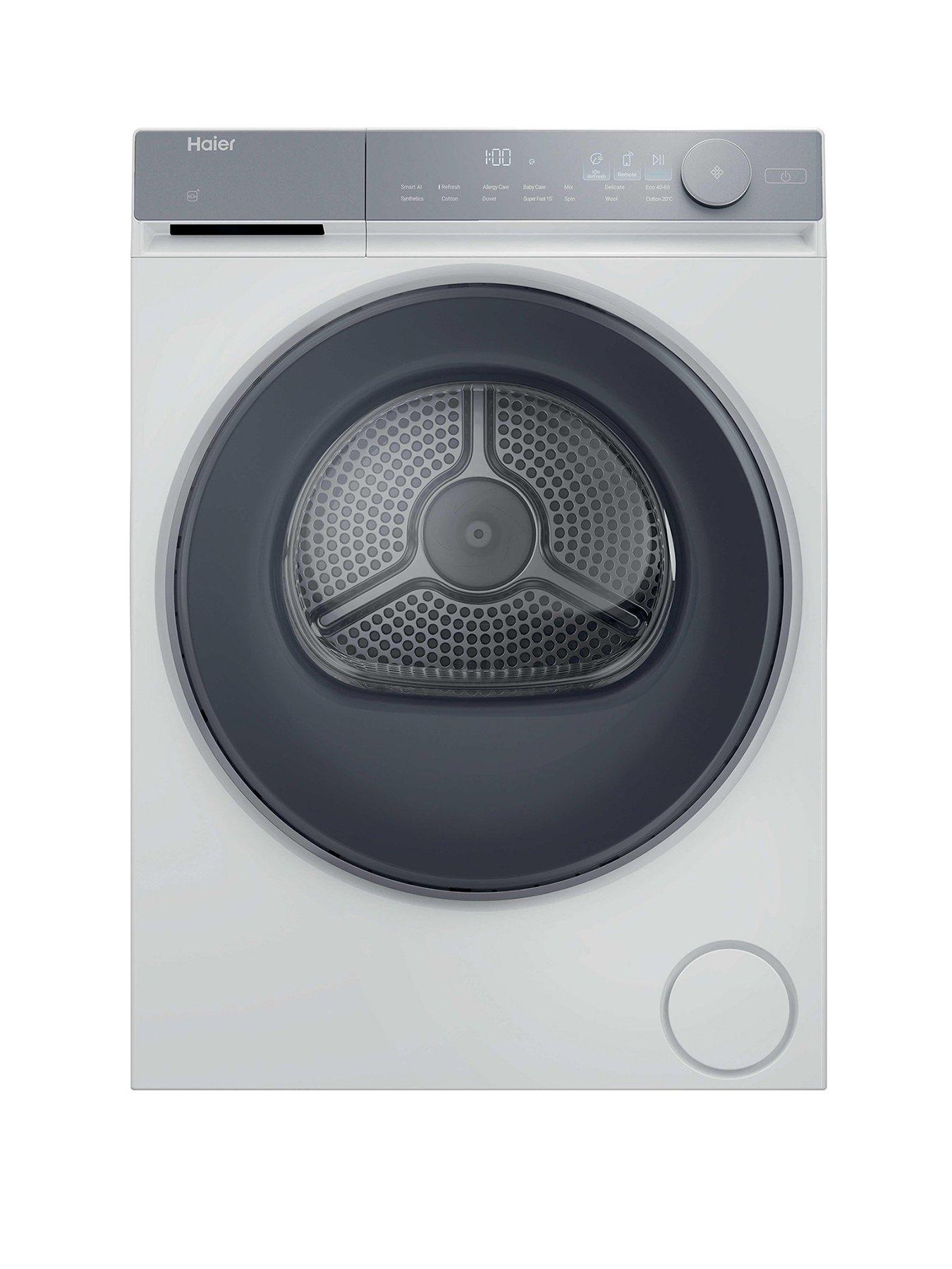 Image 1 of 7 of Haier X Series 7 HD100-C367U1-UK 10kg Heat Pump Tumble Dryer, Wifi, White, A++ Rated