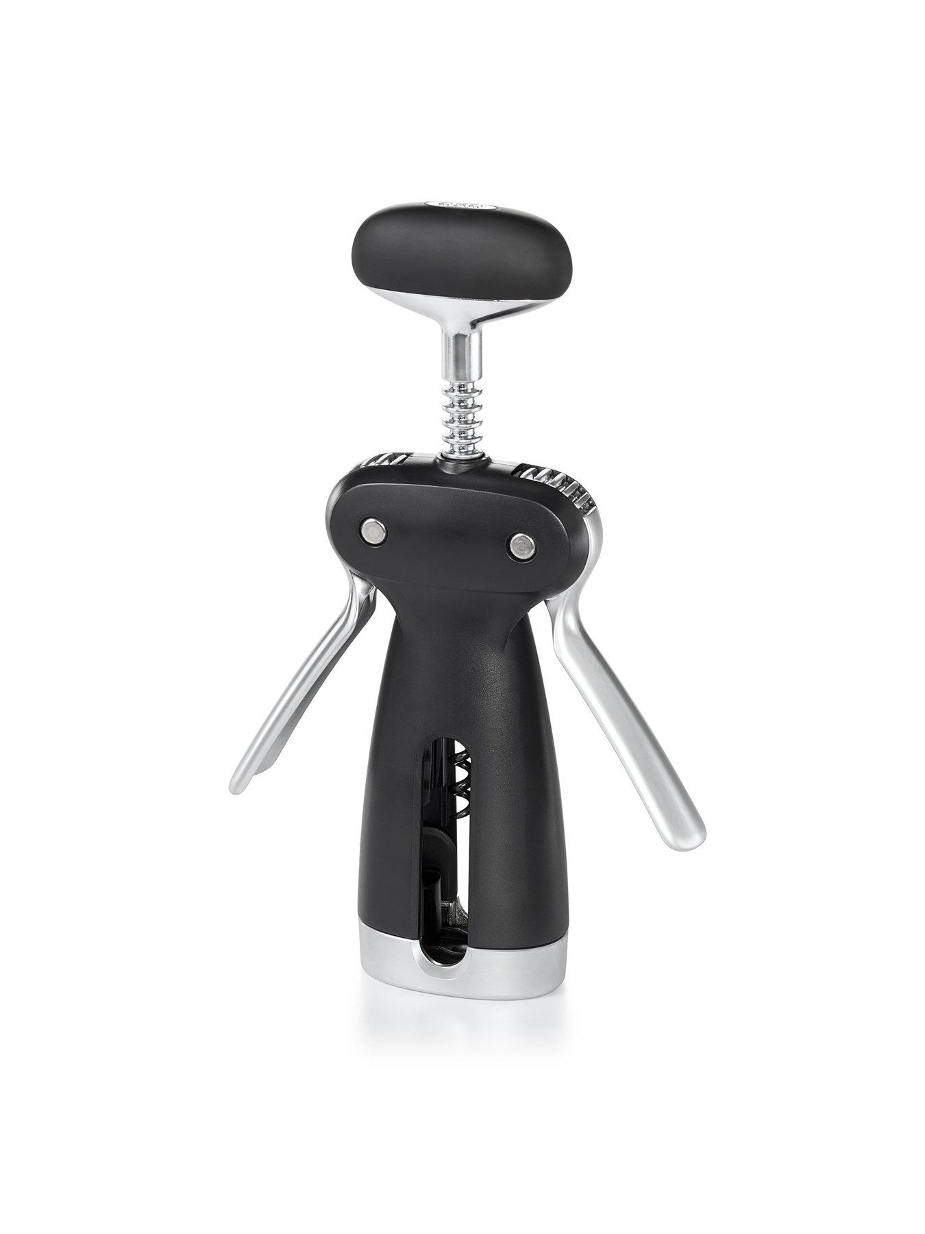 Image 2 of 6 of OXO Steel Winged Corkscrew With Removable Foil Cutter