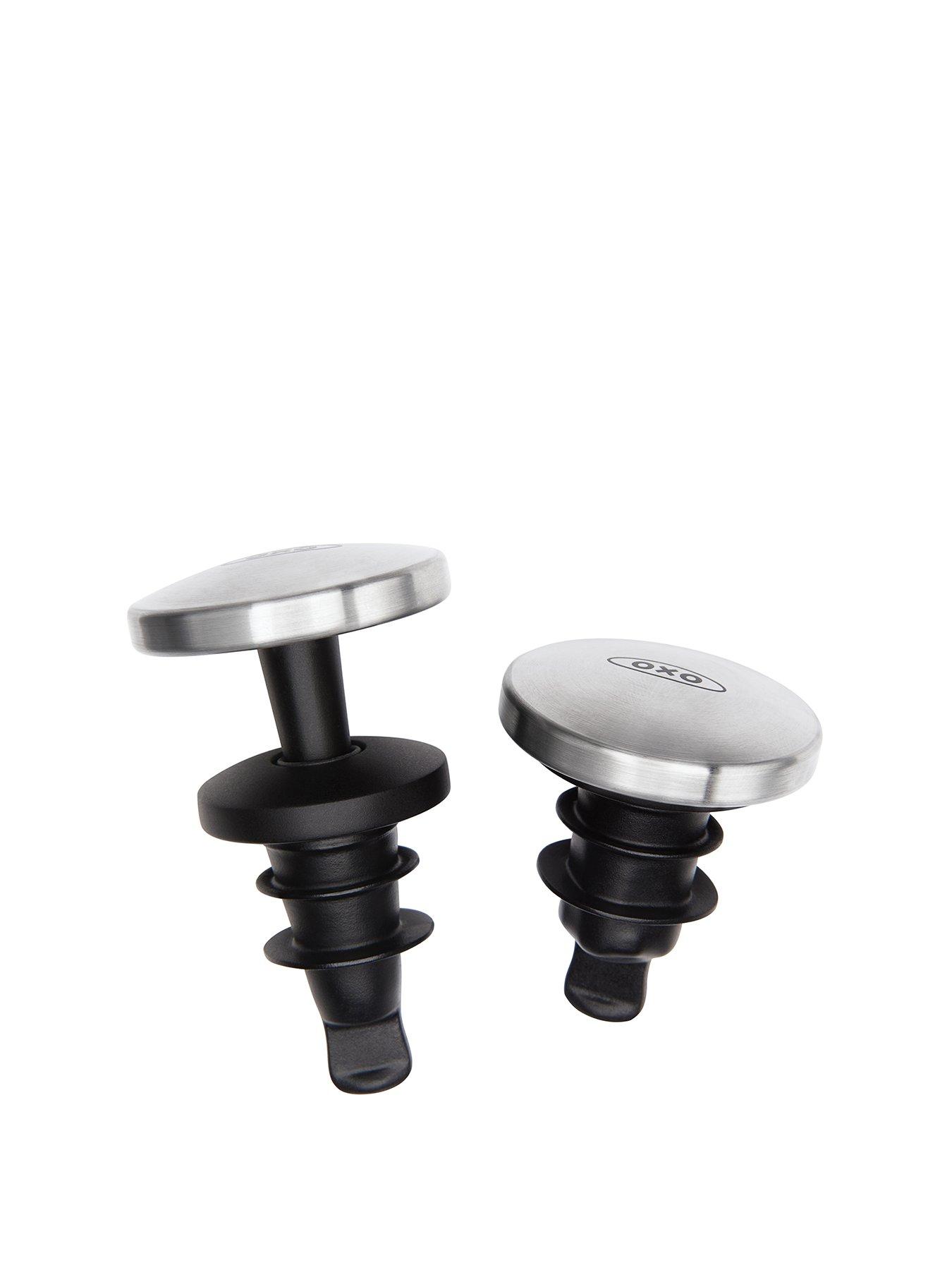 OXO Steel Spillproof Wine Stopper Set- 2 Pieces