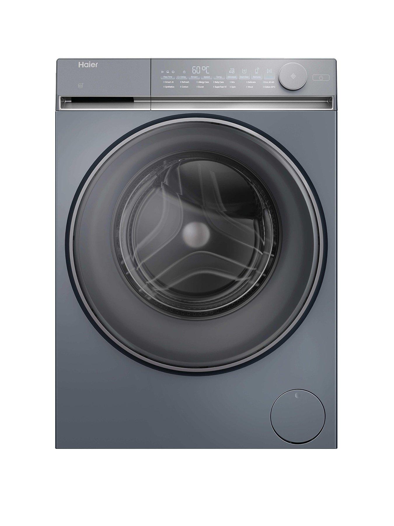 Haier X Series 7 HW120-B14367GUUK 12kg Washing Machine, A Rated, 1400 rpm, Graphite, Wifi