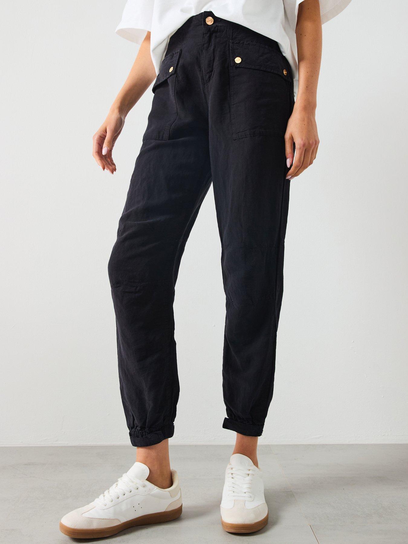 AllSaints Val Tencel Trouser - Blue