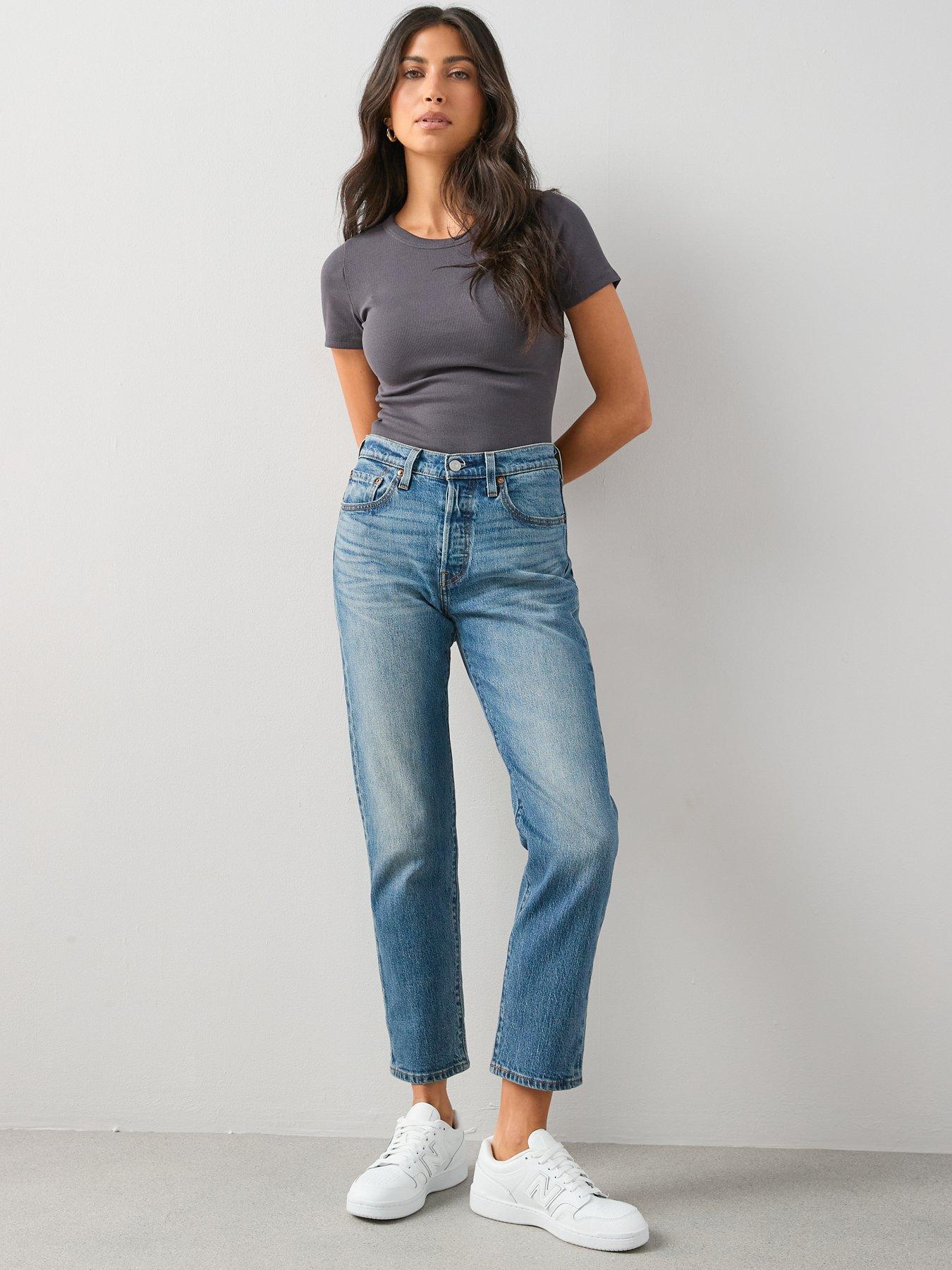 Image 5 of 6 of The Very Collection Stretch Rib T-Shirt - Grey