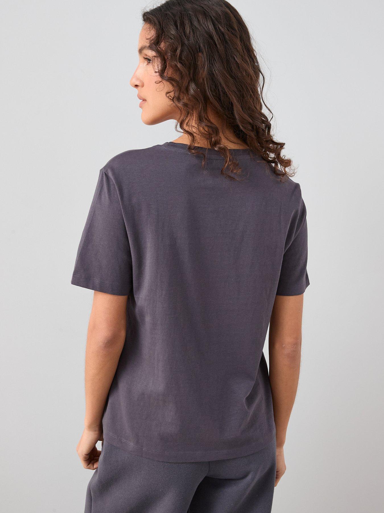 Image 2 of 7 of The Very Collection Crew Neck T-shirt - Blue