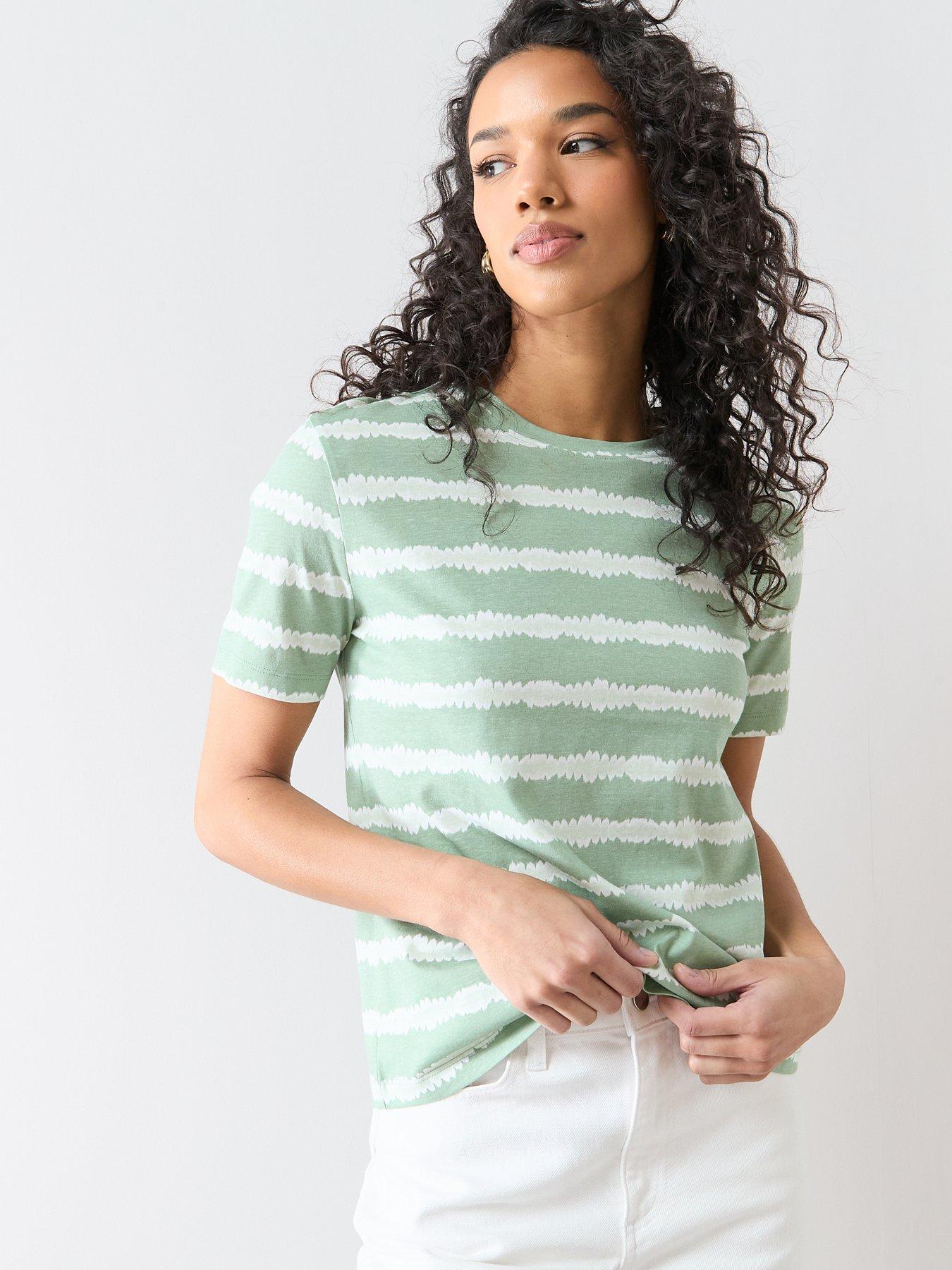 The Very Collection Crew Neck T-Shirt Printed - Multi