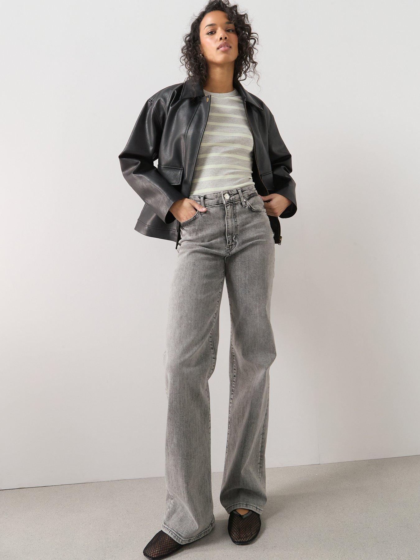 Image 3 of 6 of The Very Collection Stretch Rib T-shirt - Stripe