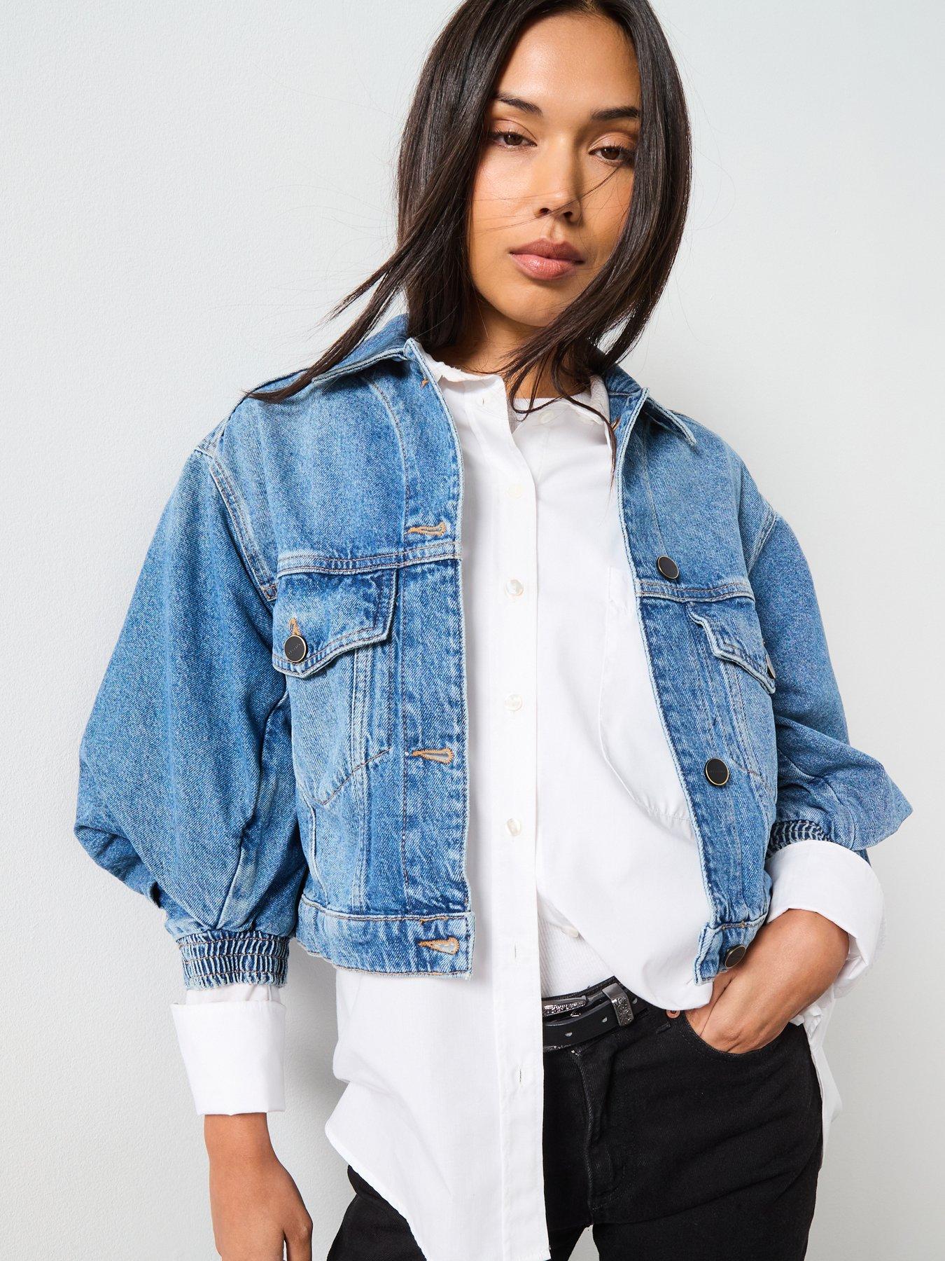 AllSaints Luca Denim Jacket Light Wash Very