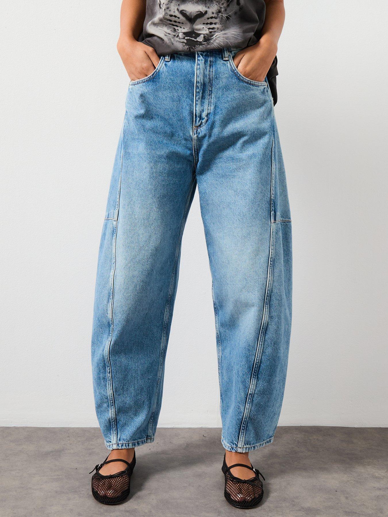 AllSaints Carter Barrel Jean - Light Wash