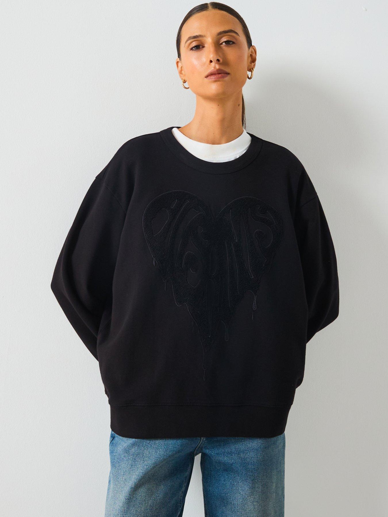 AllSaints Trip Piper Sweat - Black