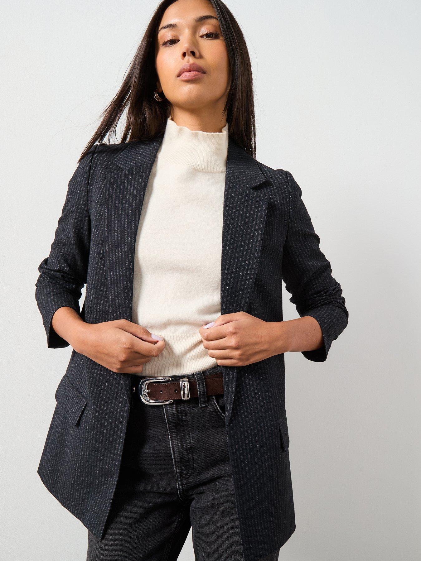 AllSaints Aleida Pin Blazer - Black