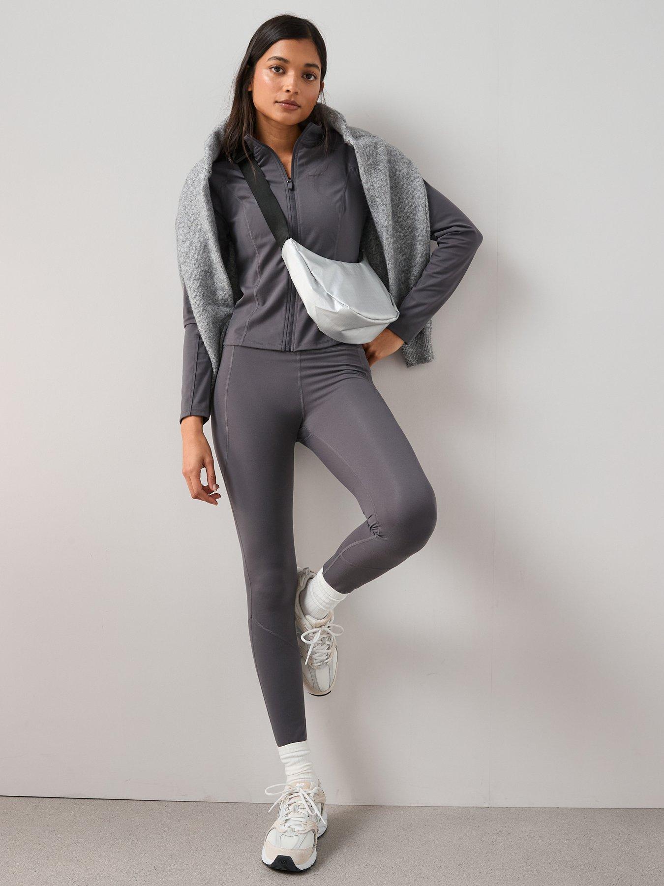 The Very Collection High Waist Athleisure Legging - Grey