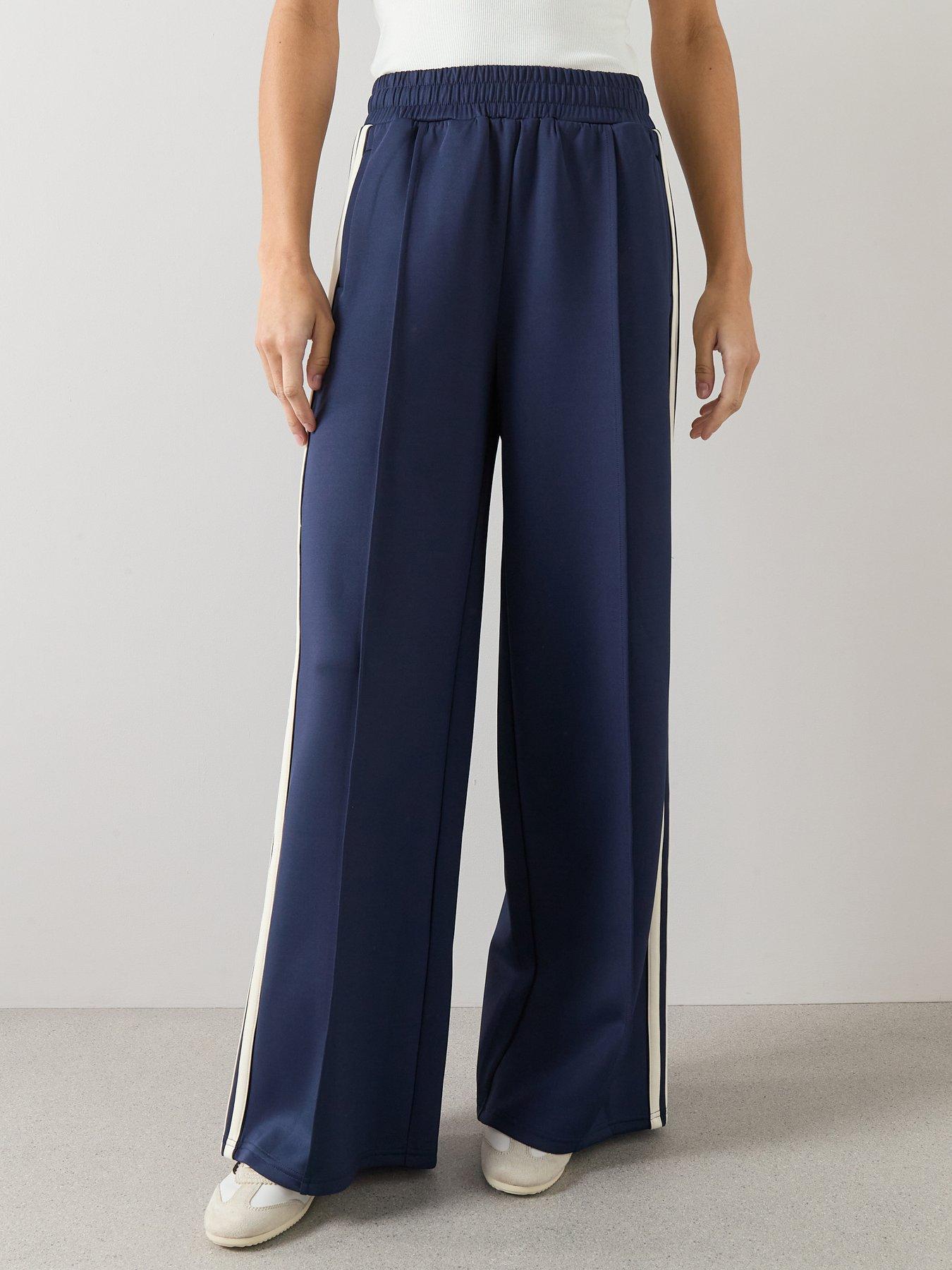 The Very Collection Side Stripe Trackpants Co-Ord - Navy