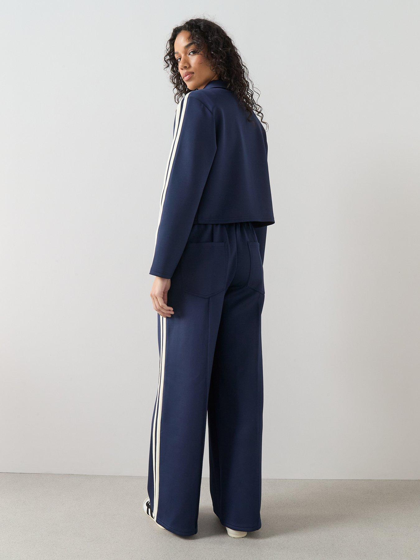 Image 6 of 6 of The Very Collection Zip Through Side Stripe Jacket Co-ord