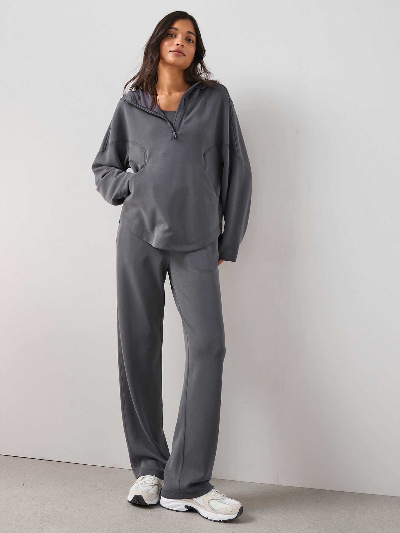 The Very Collection Modal Wide Leg Jogger Co-Ord - Grey | Very