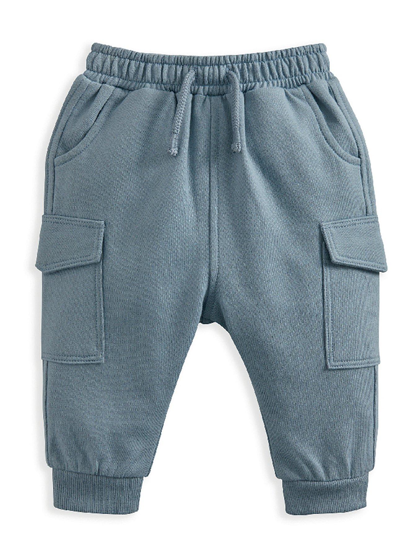 undefined Baby Boys Cargo Joggers - Blue