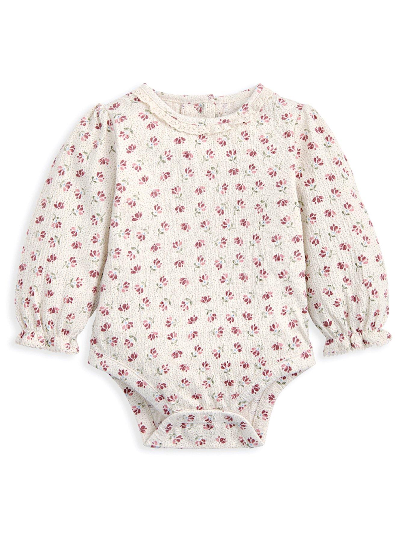 Mamas Papas Baby Girls Piece Cord Pinny Dress Floral