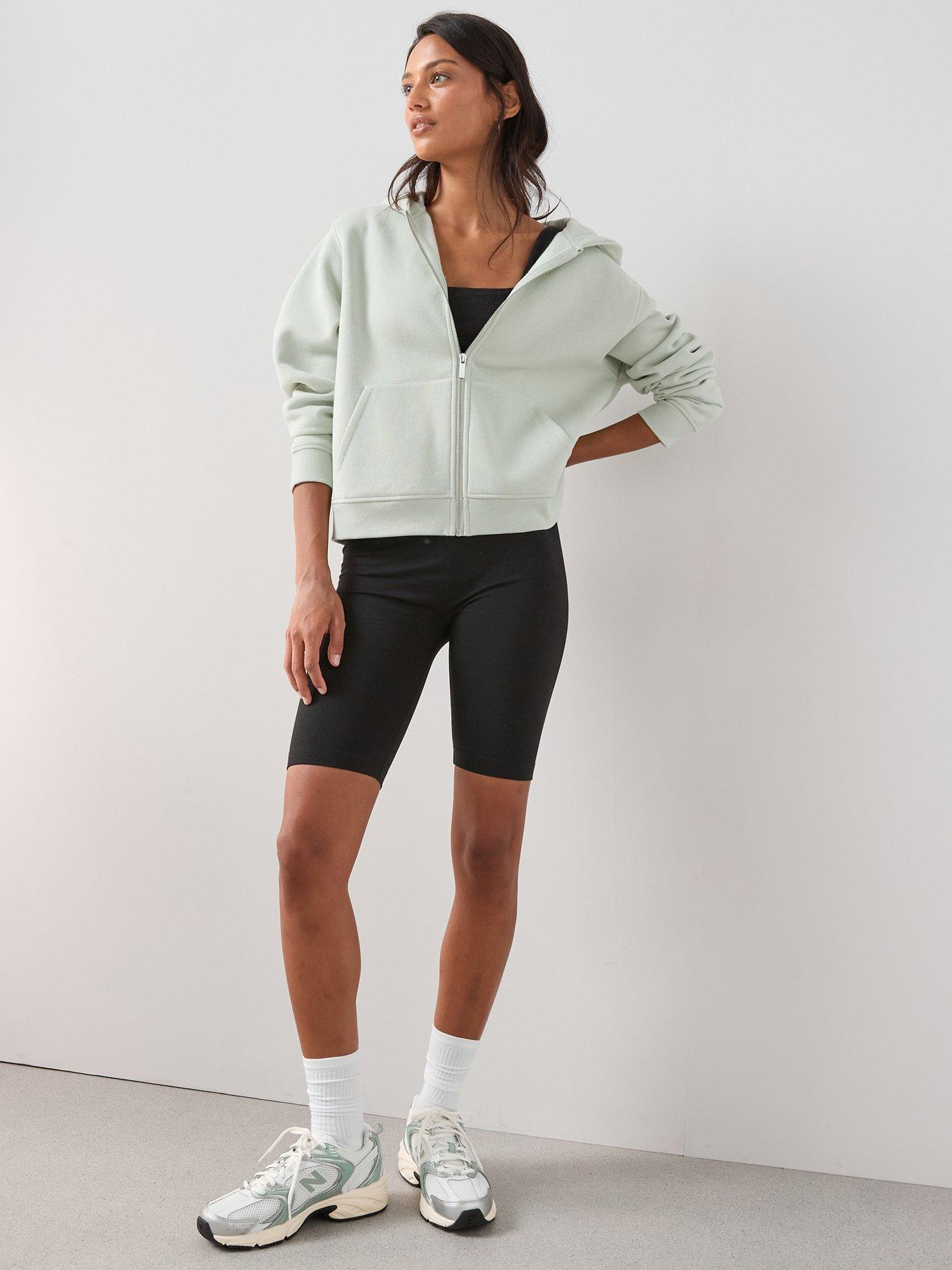 The Very Collection Zip Up Hoodie - Sage