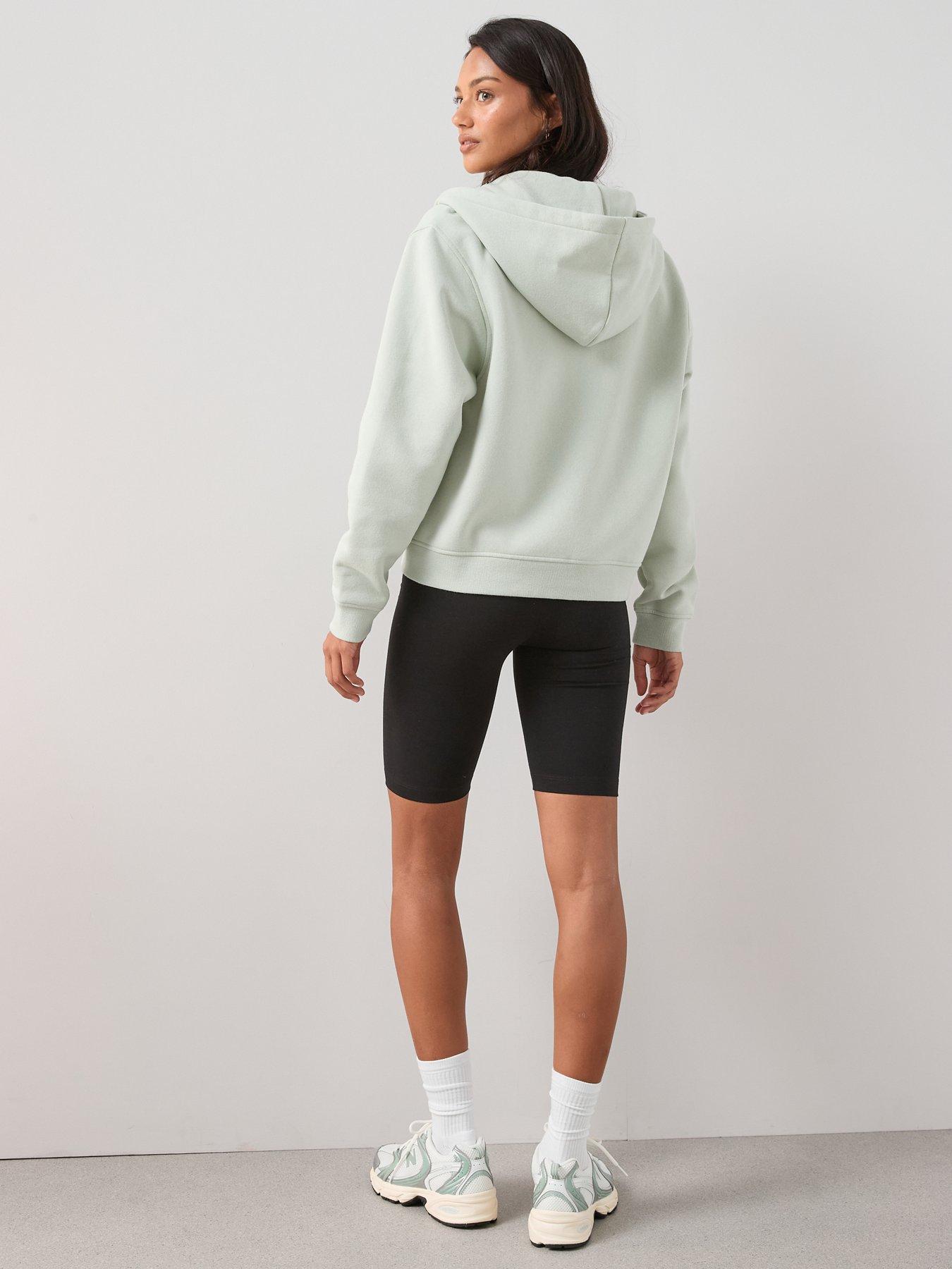 Image 2 of 7 of The Very Collection Zip Up Hoodie - Sage