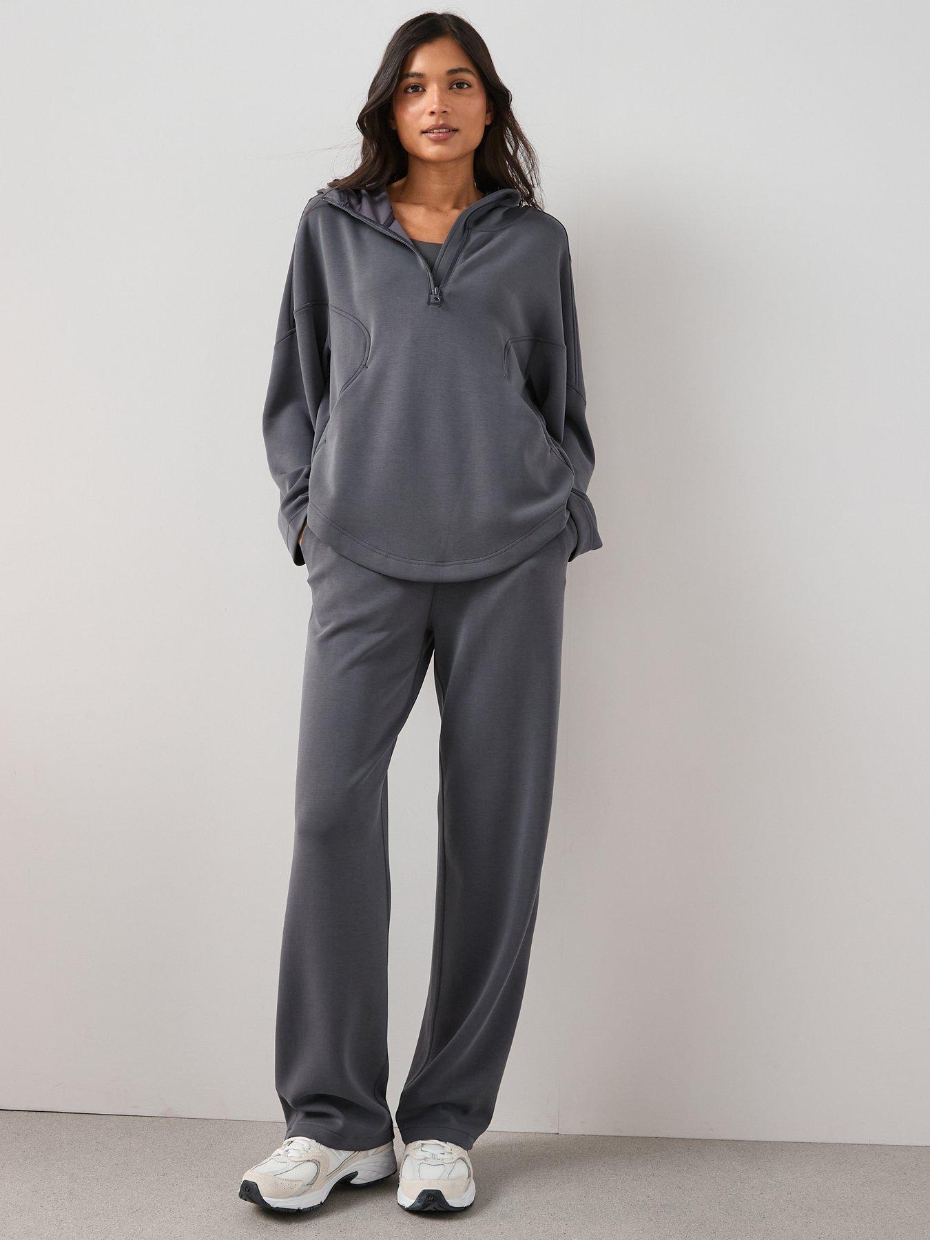 Image 5 of 6 of The Very Collection Relaxed Fit Athleisure Jacket - Grey