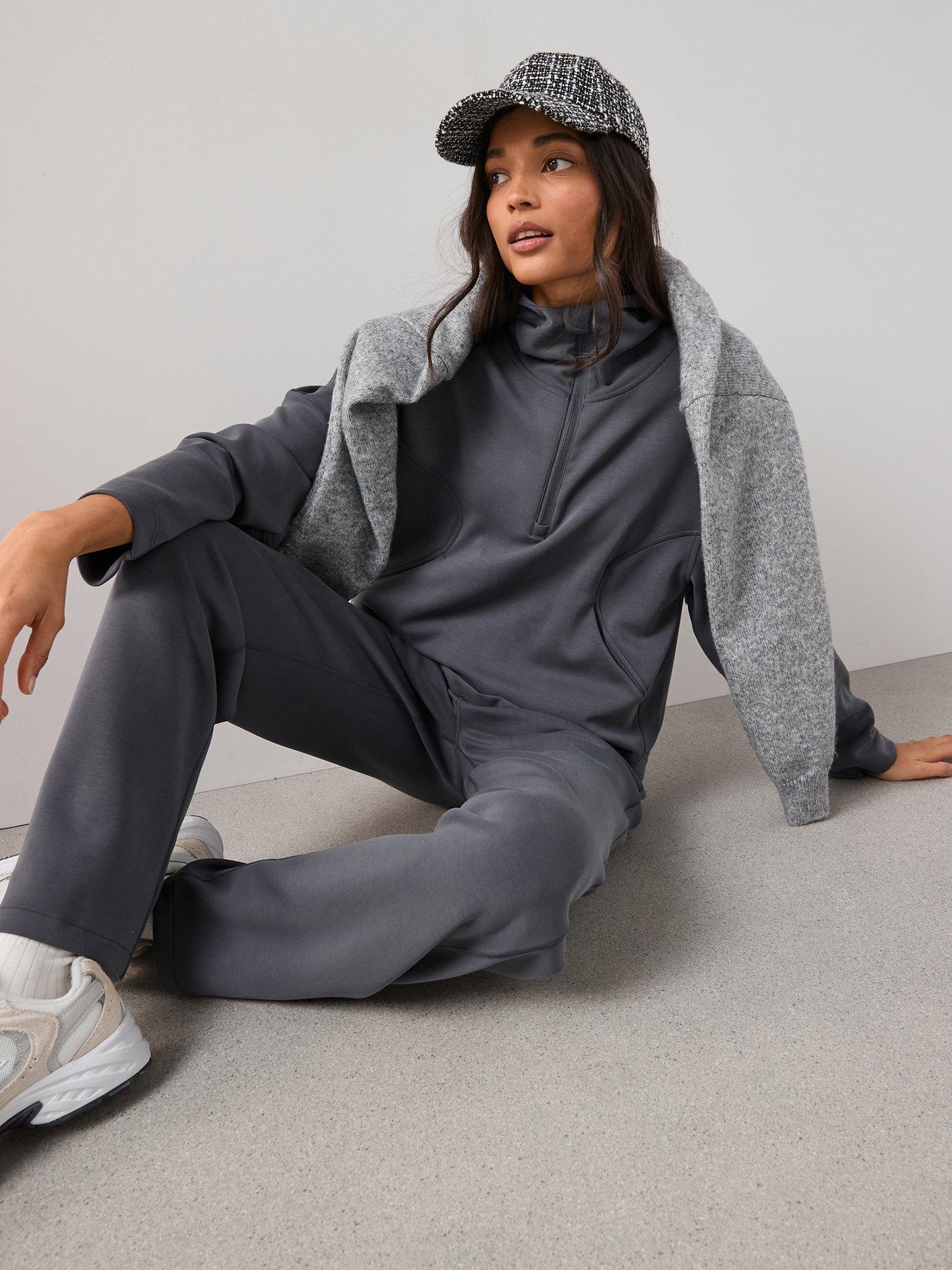 Image 6 of 6 of The Very Collection Relaxed Fit Athleisure Jacket - Grey