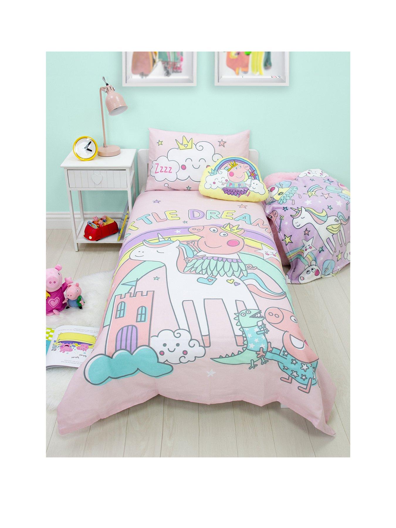 Image 2 of 6 of Peppa Pig Bedtime Panel Duvet - Junior