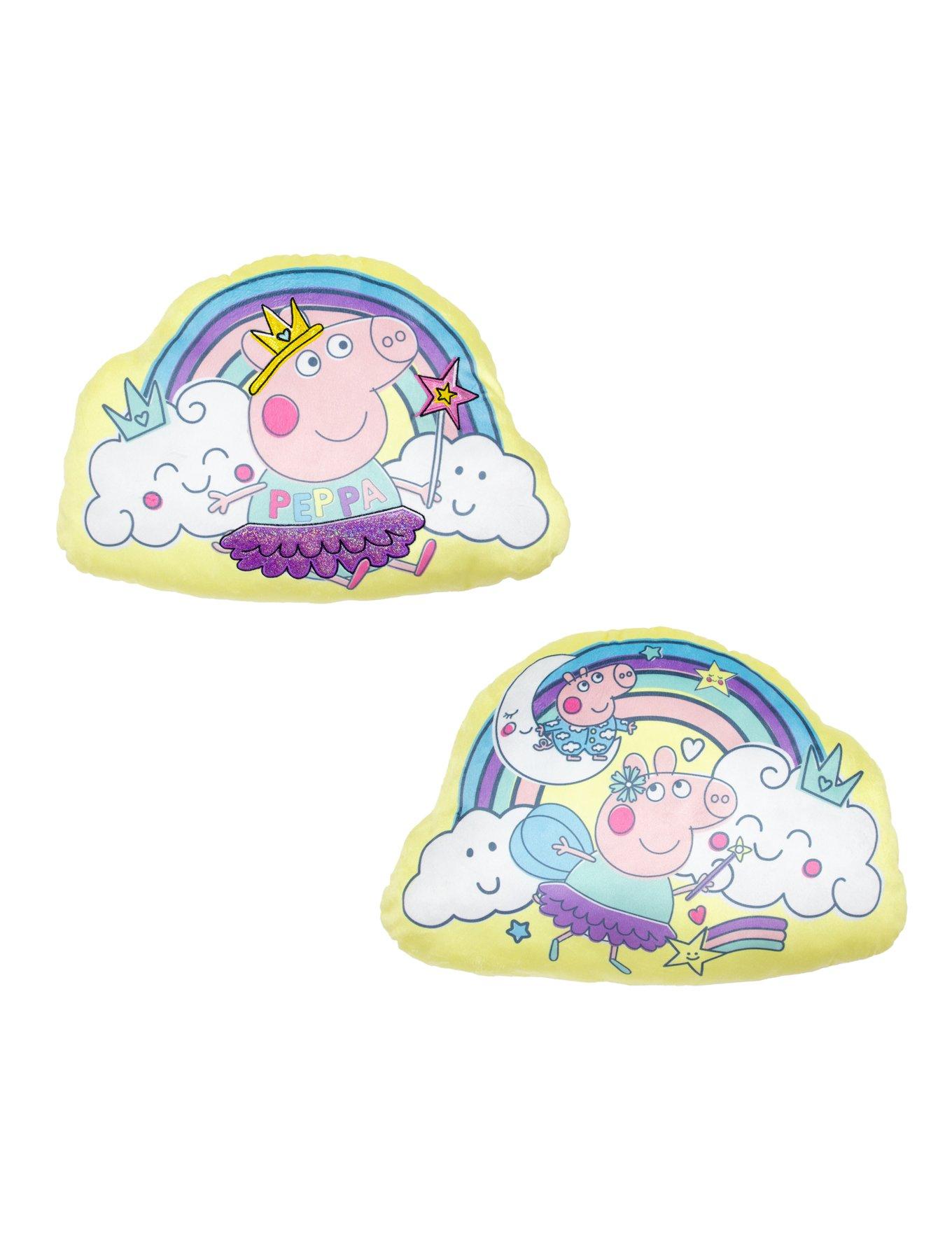 undefined Peppa Pig Bedtime Shaped Cushion