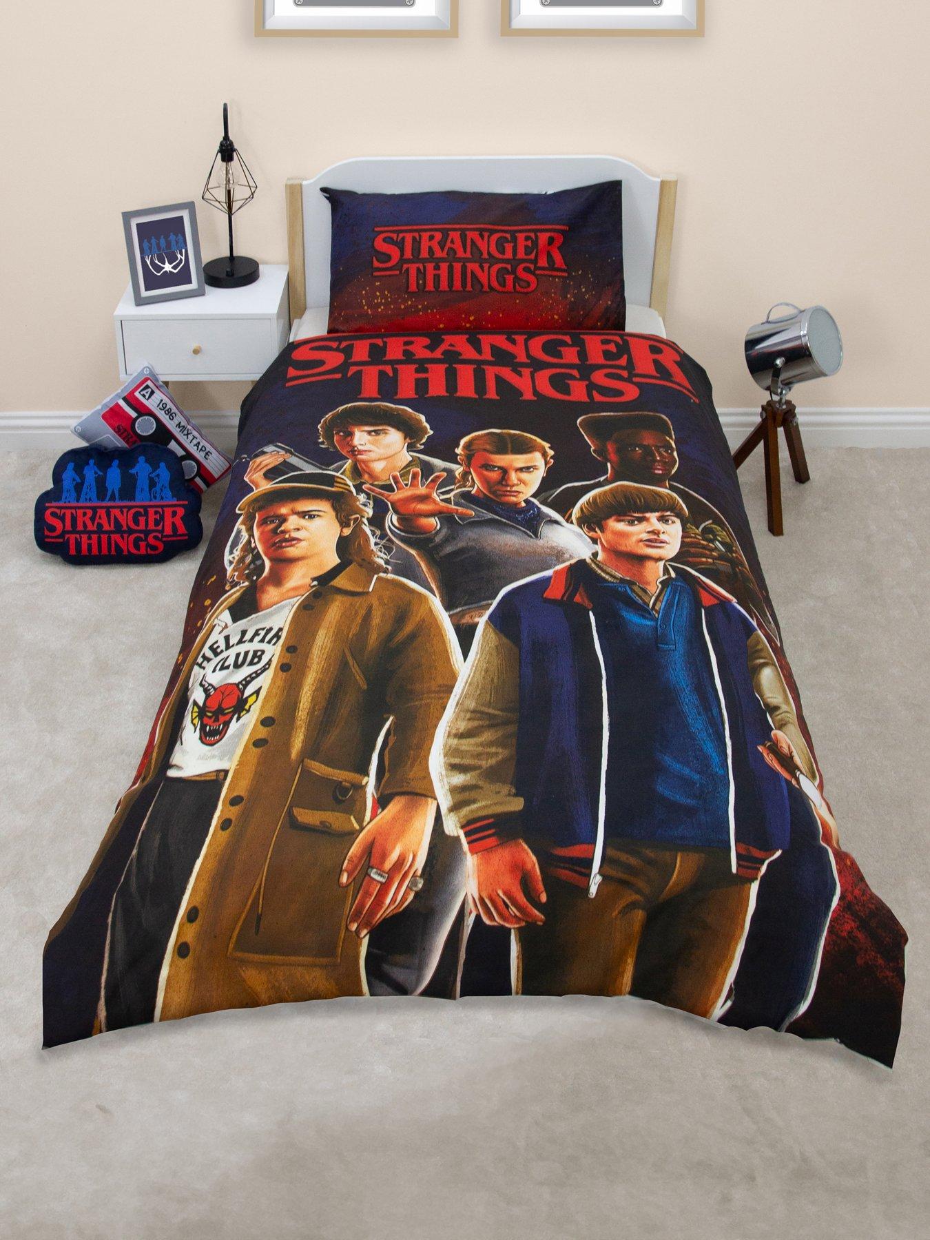 undefined Stranger Things Flames Panel Duvet - Double