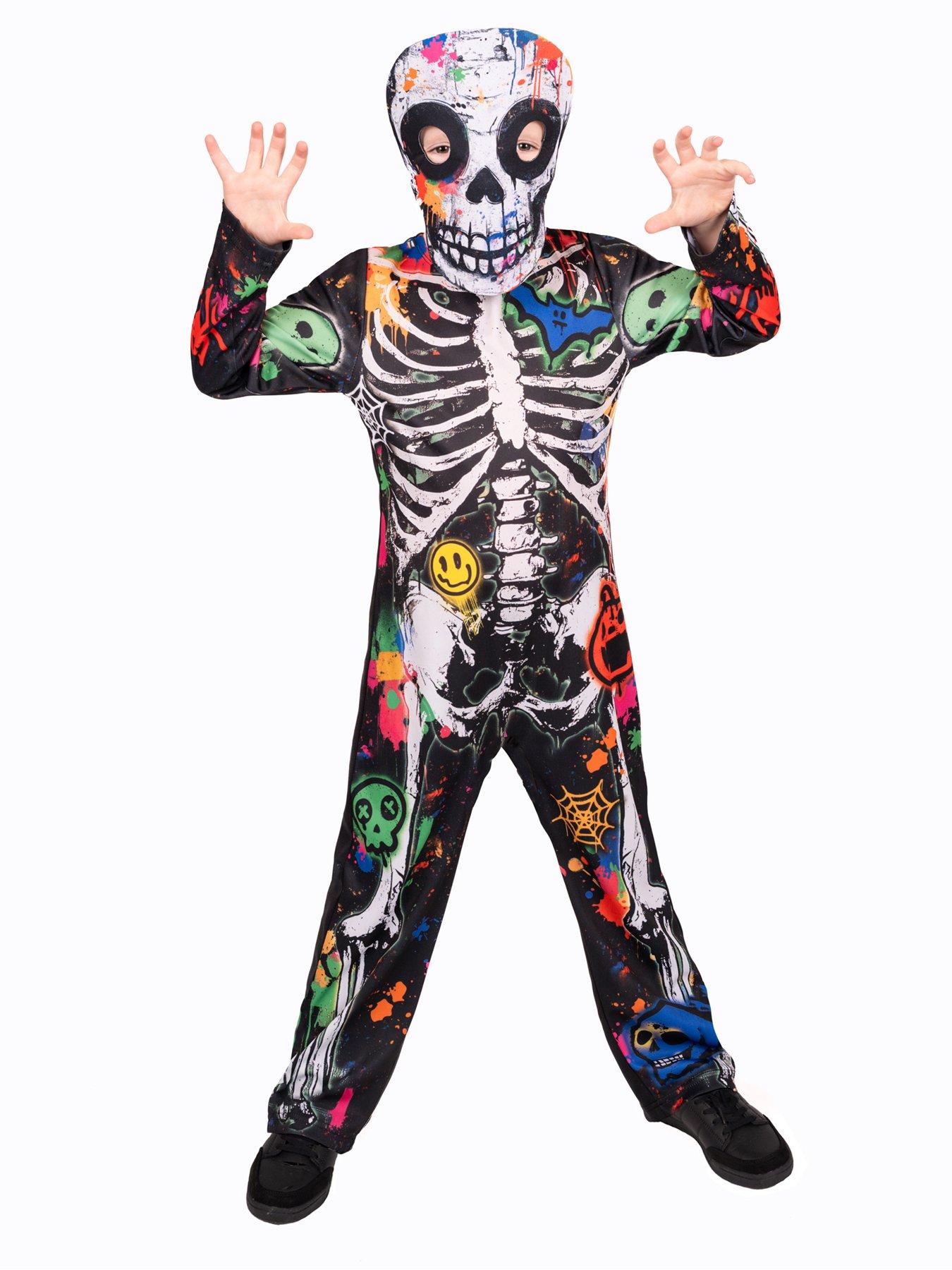 Image 1 of 6 of Graffiti Skeleton Costume