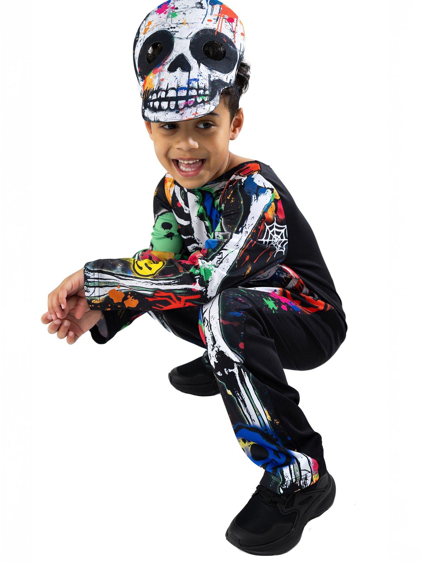 Image 4 of 6 of Graffiti Skeleton Costume
