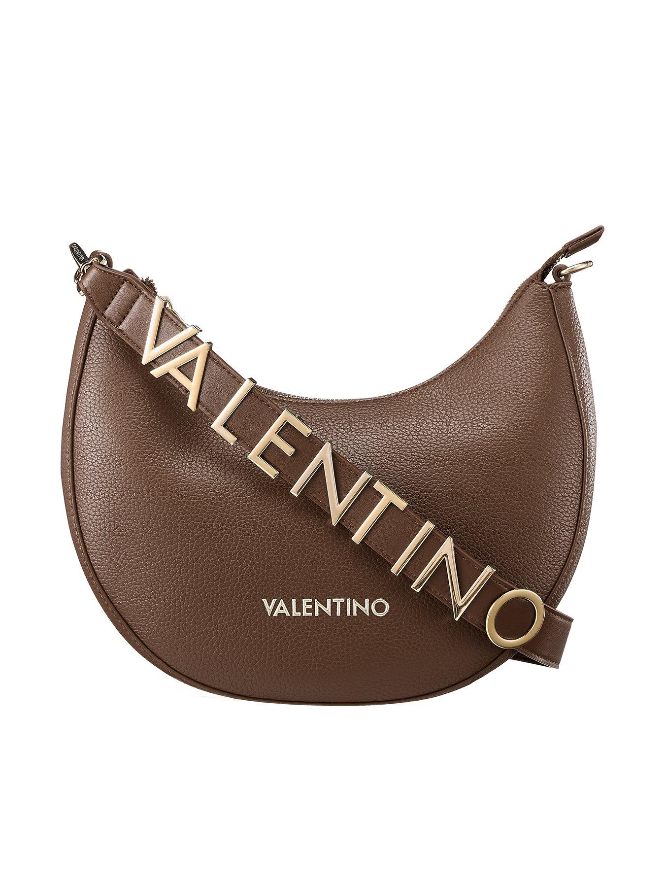 Sac à épaule VALENTINO Hobo Bag En Cuir Synthétique - Couleur Cuoio - Neuf Avec étiquettes - Fabriqué En Italie