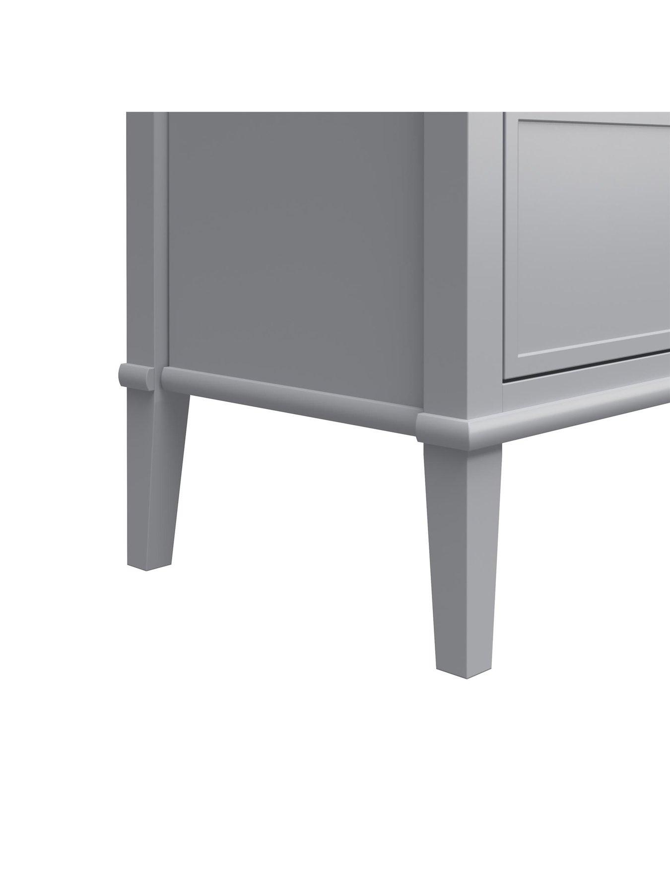 Image 5 of 7 of Dorel Home Franklin 6 Drawer Dresser Grey