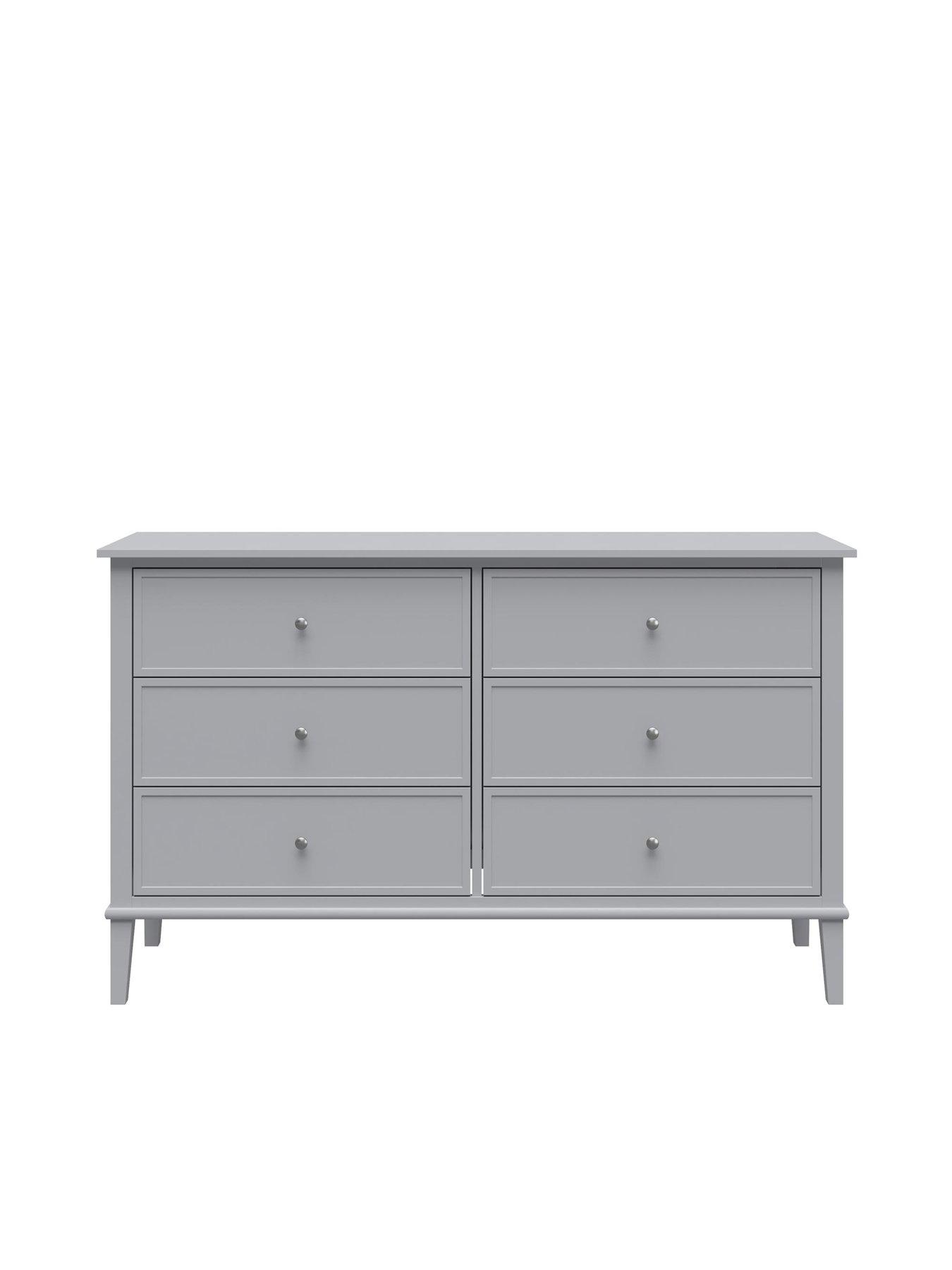 Image 7 of 7 of Dorel Home Franklin 6 Drawer Dresser Grey