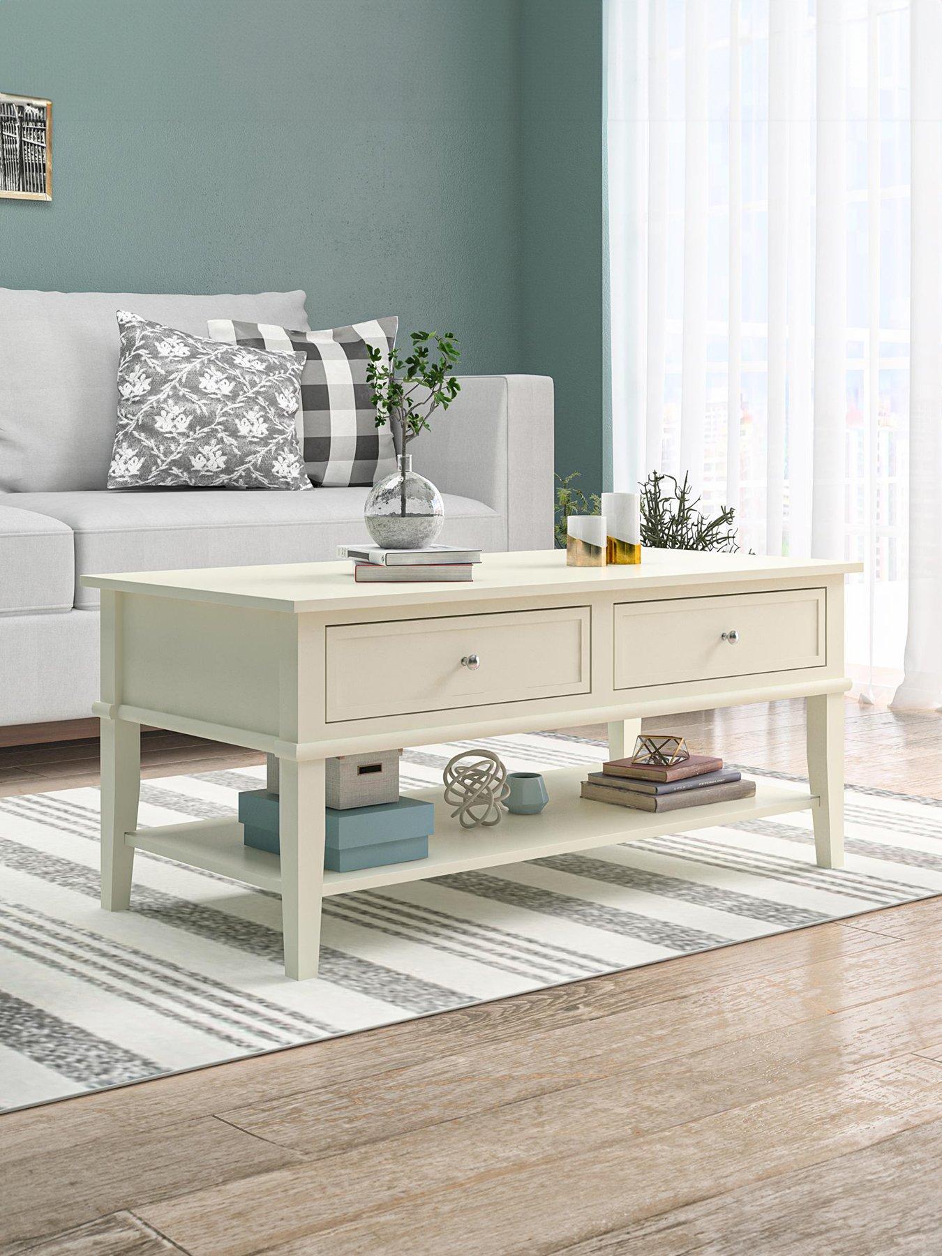 undefined Franklin Coffee Table White