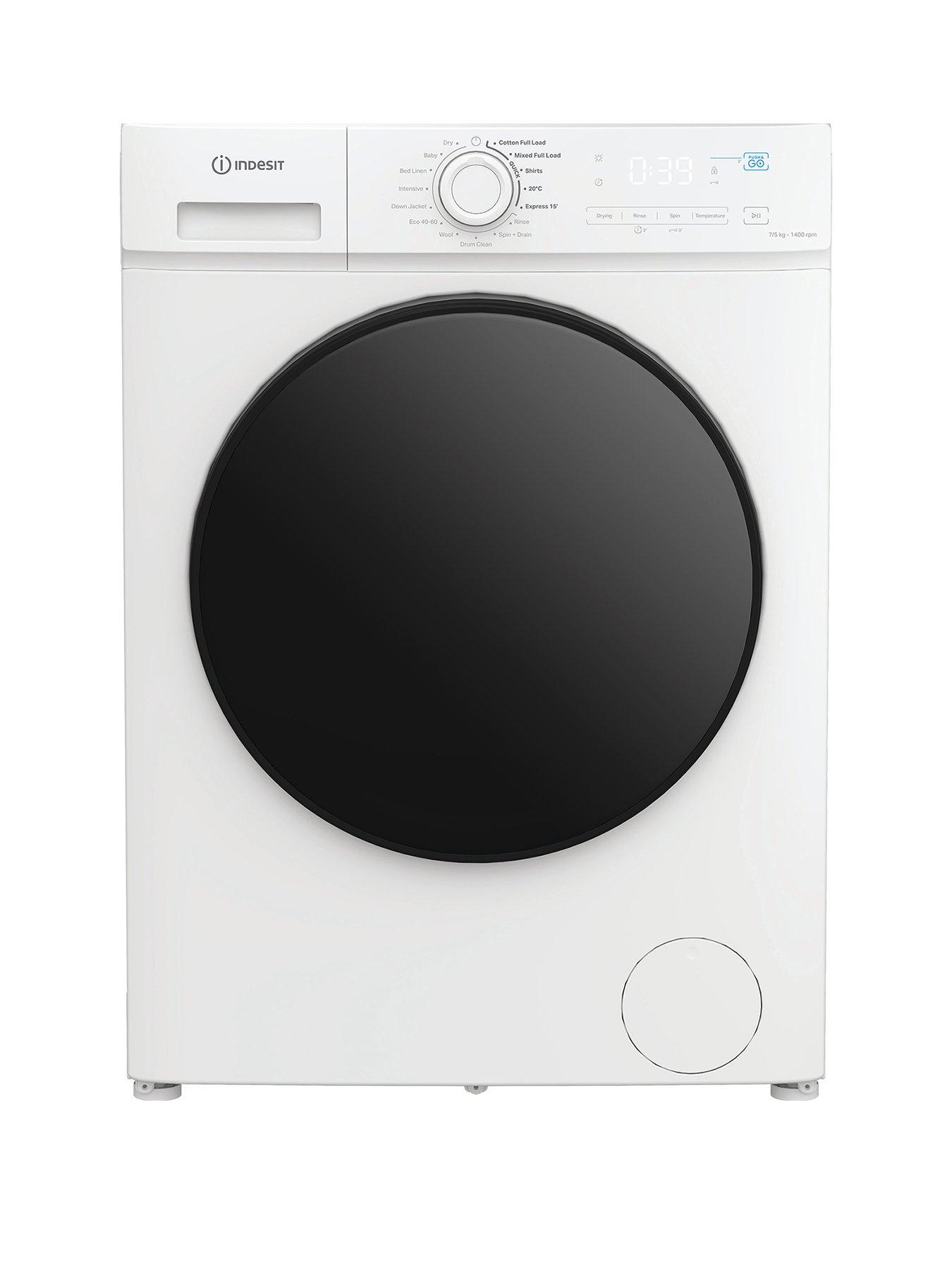 Image 1 of 5 of Indesit My Time IDMA 75624 MY TIME UK Washer Dryer with steam - White - A/D Energy Rating