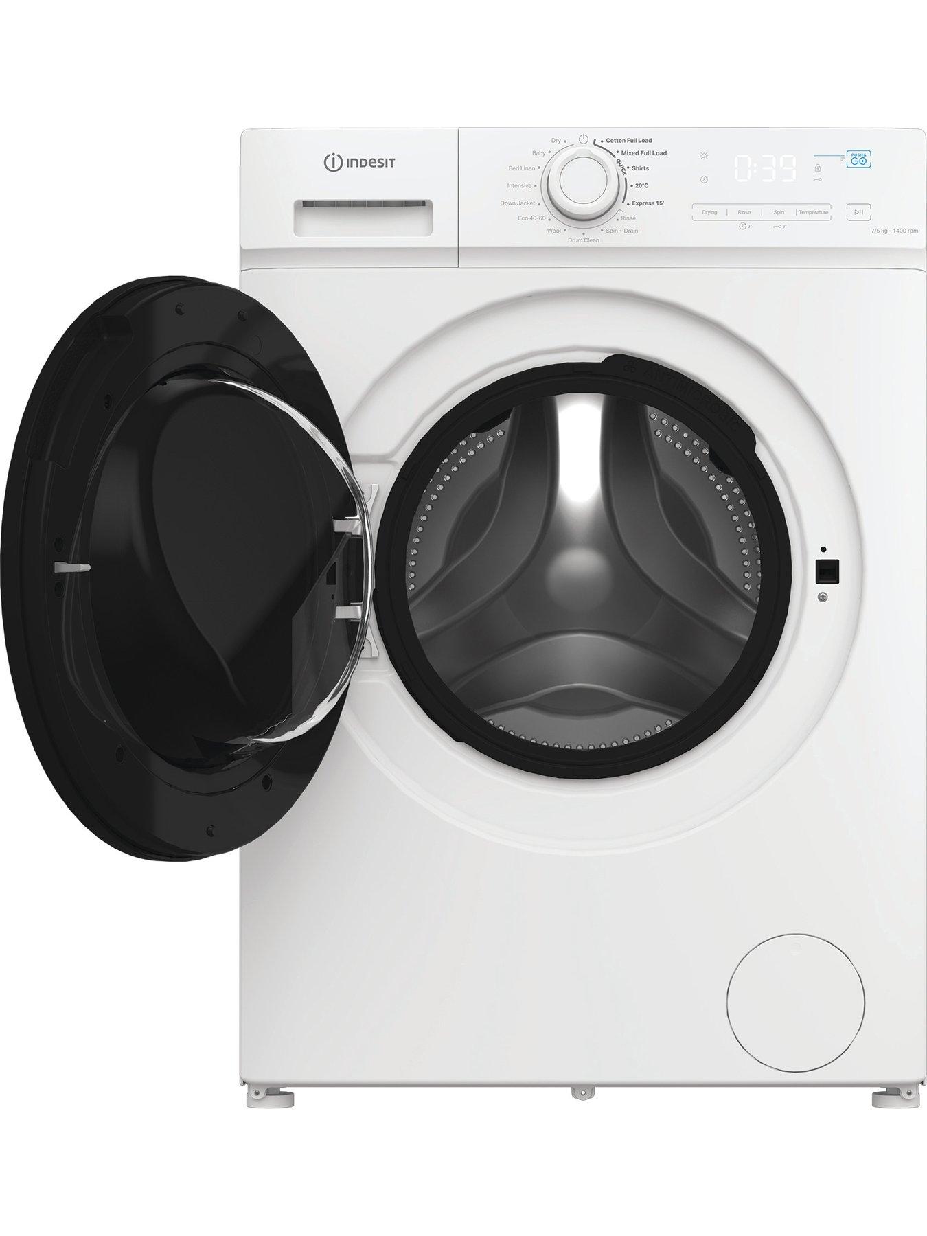 Image 2 of 5 of Indesit My Time IDMA 75624 MY TIME UK Washer Dryer with steam - White - A/D Energy Rating