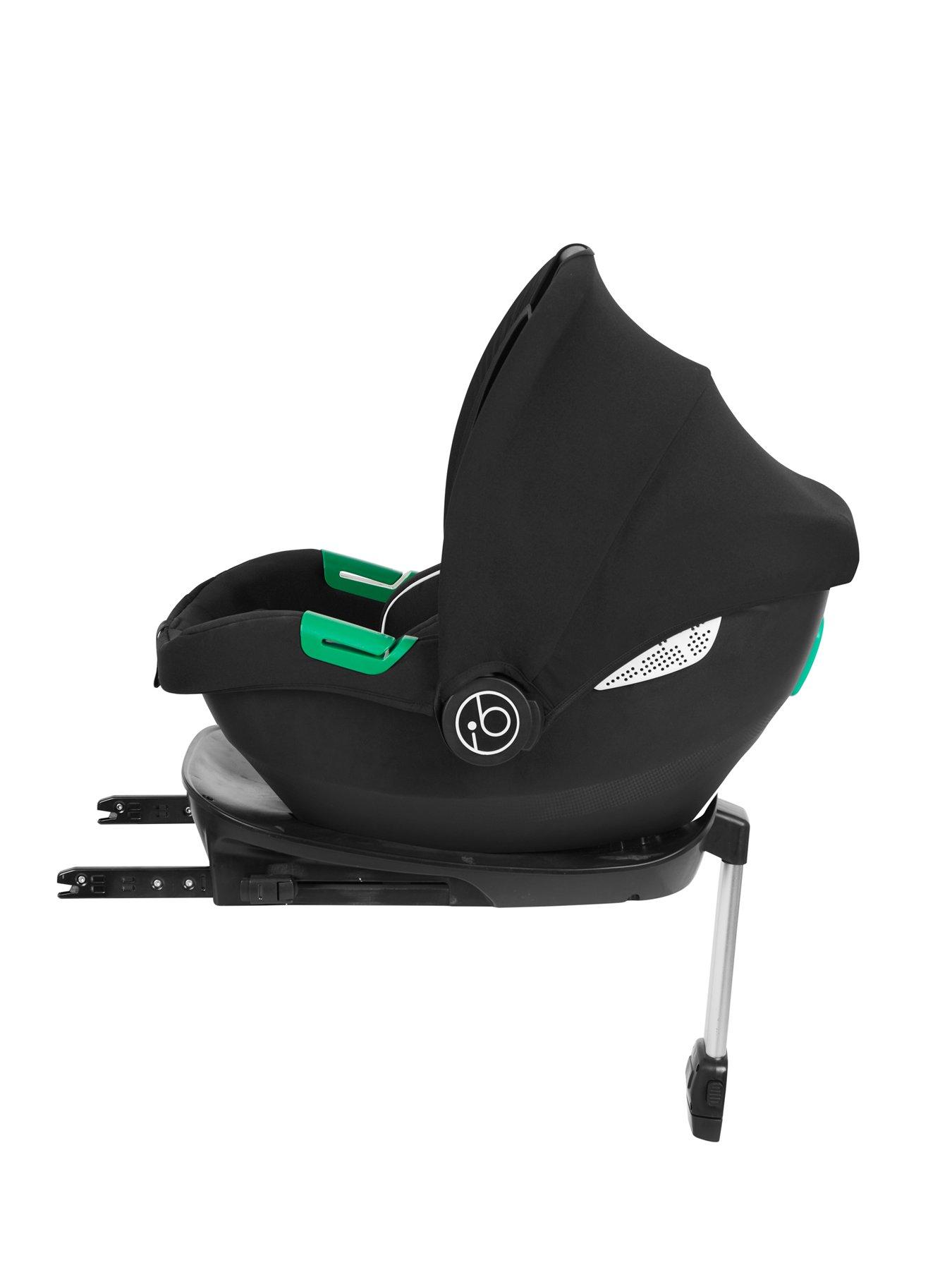 Image 6 of 6 of Ickle Bubba Cosmo All-in-One i-Size Travel System with Cirrus Car Seat &amp; ISOFIX Base - Black / Graphite / Tan