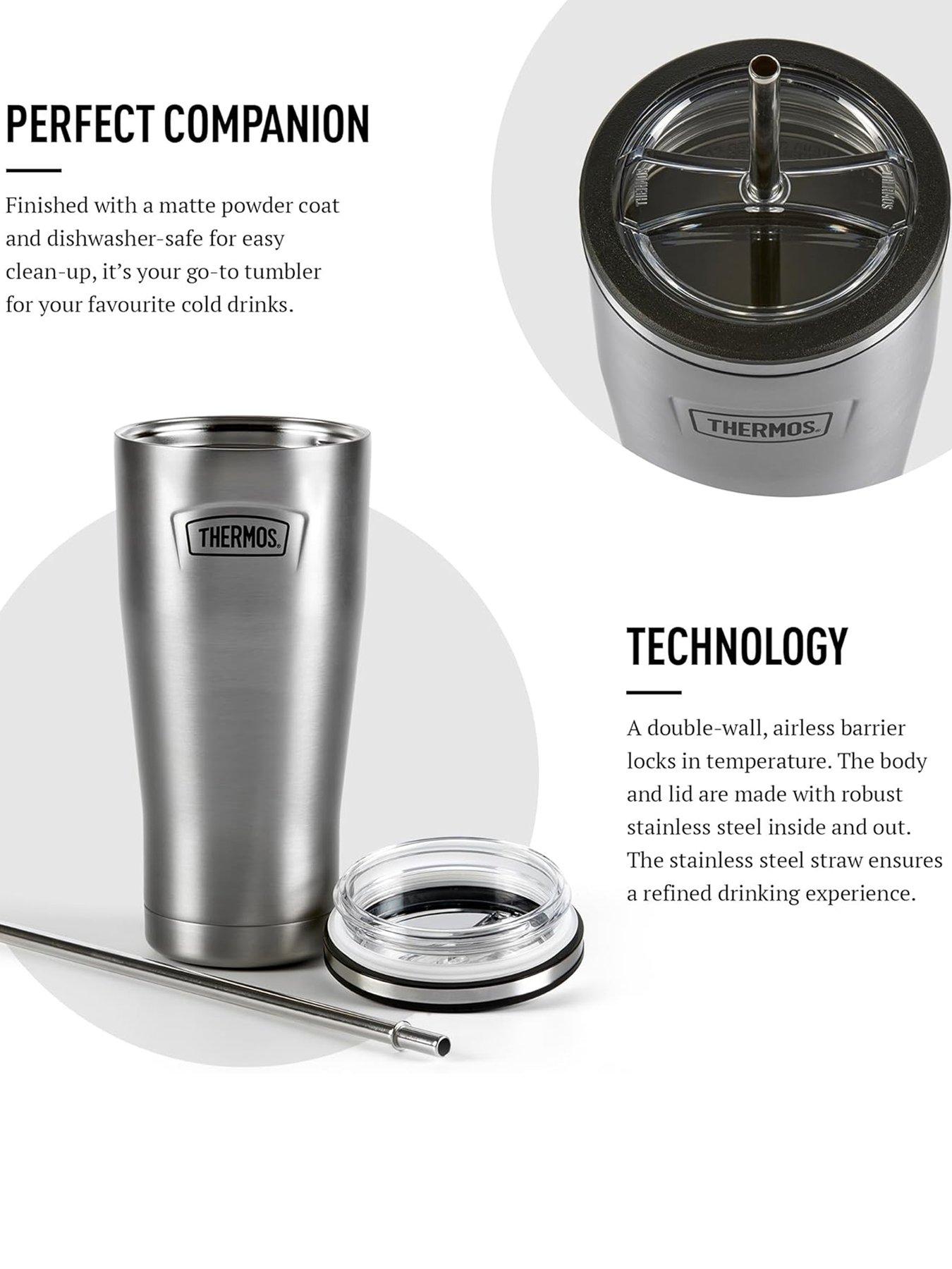 Image 5 of 5 of Thermos Icon Series Cold Cup Stainless Steel Straw 710ml