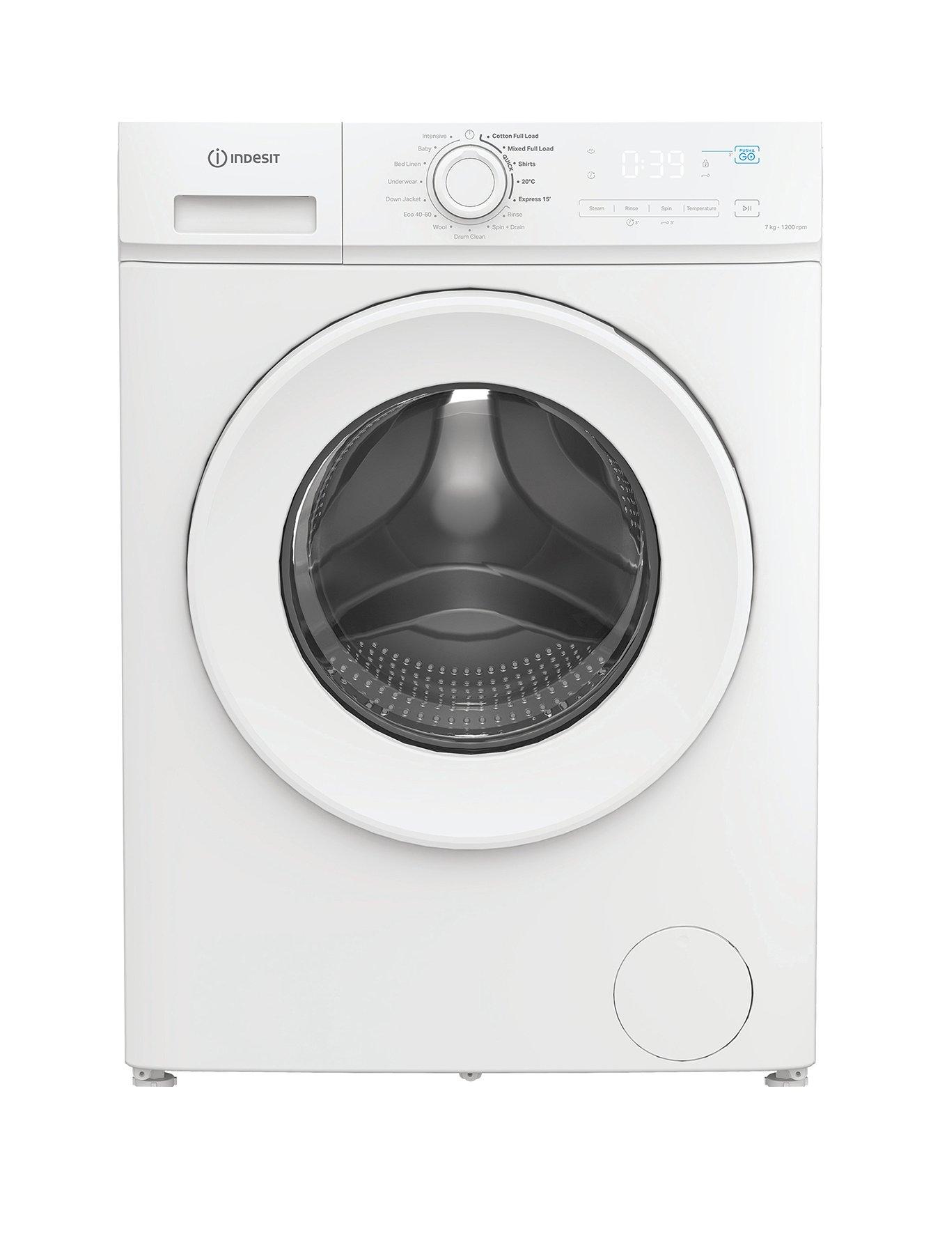 Indesit My Time IMA 762 MY TIME UK Washing Machine with steam - White - A Energy Rating