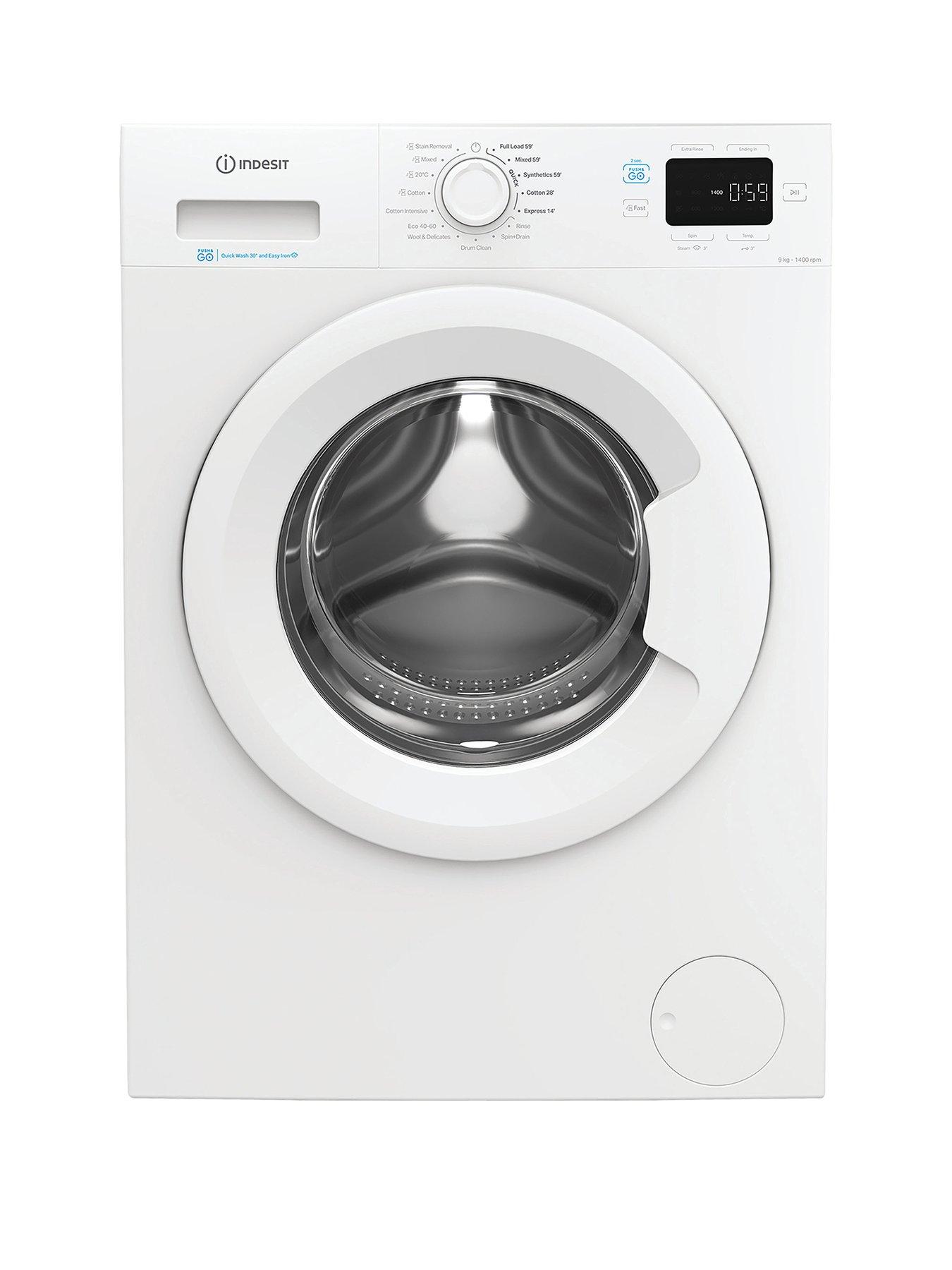 undefined Indesit Push&Go IP 946 PUSH&GO UK 9KG Washing Machine - White