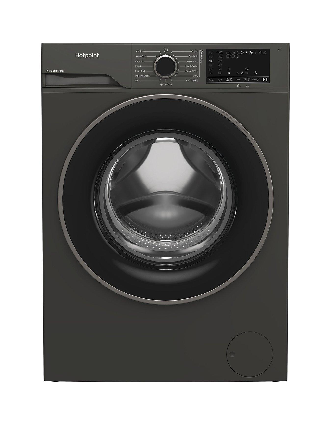 Image 1 of 5 of Hotpoint Fabric Care HB 93G CARE UK 9KG Washing Machine - Manhattan Grey