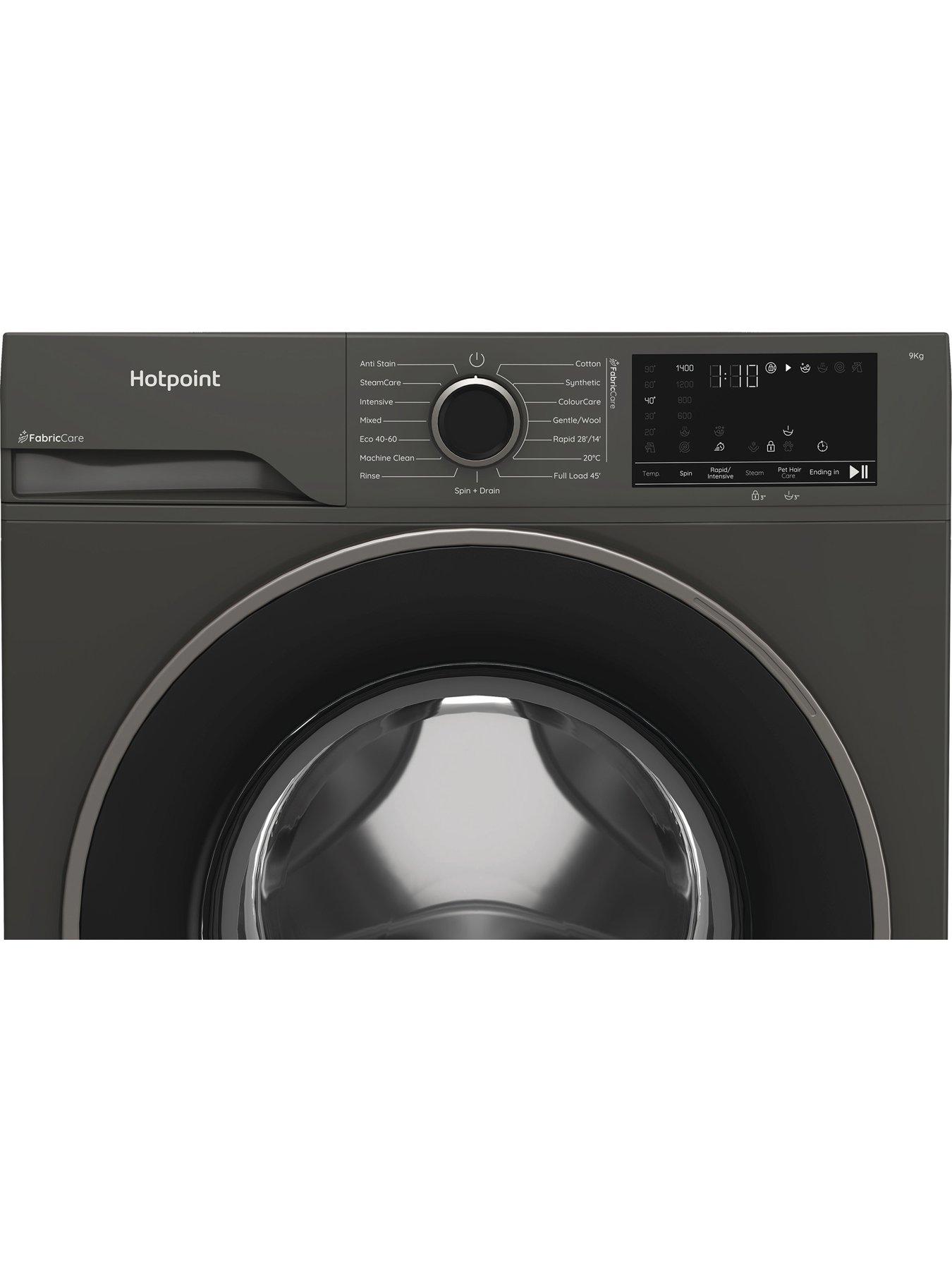 Image 3 of 5 of Hotpoint Fabric Care HB 93G CARE UK 9KG Washing Machine - Manhattan Grey