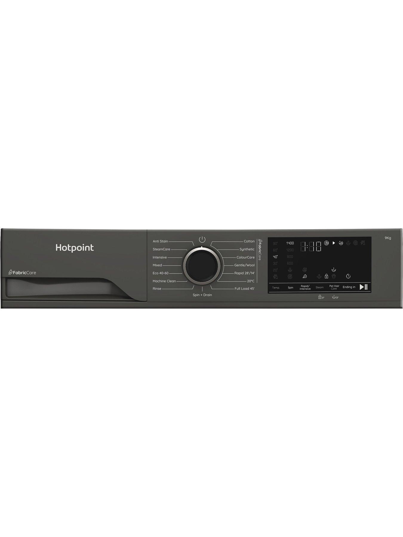 Image 5 of 5 of Hotpoint Fabric Care HB 93G CARE UK 9KG Washing Machine - Manhattan Grey