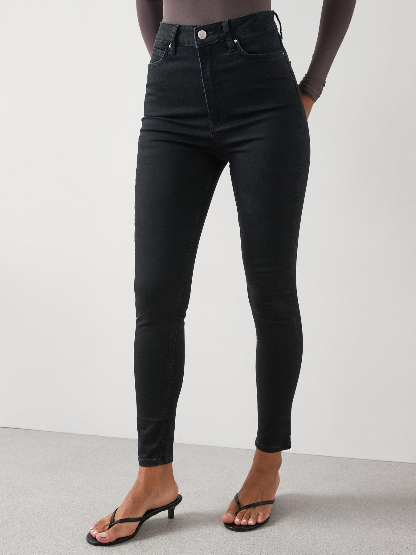 Image 4 of 7 of The Very Collection Authentic High Waist Skinny Jeans - Black