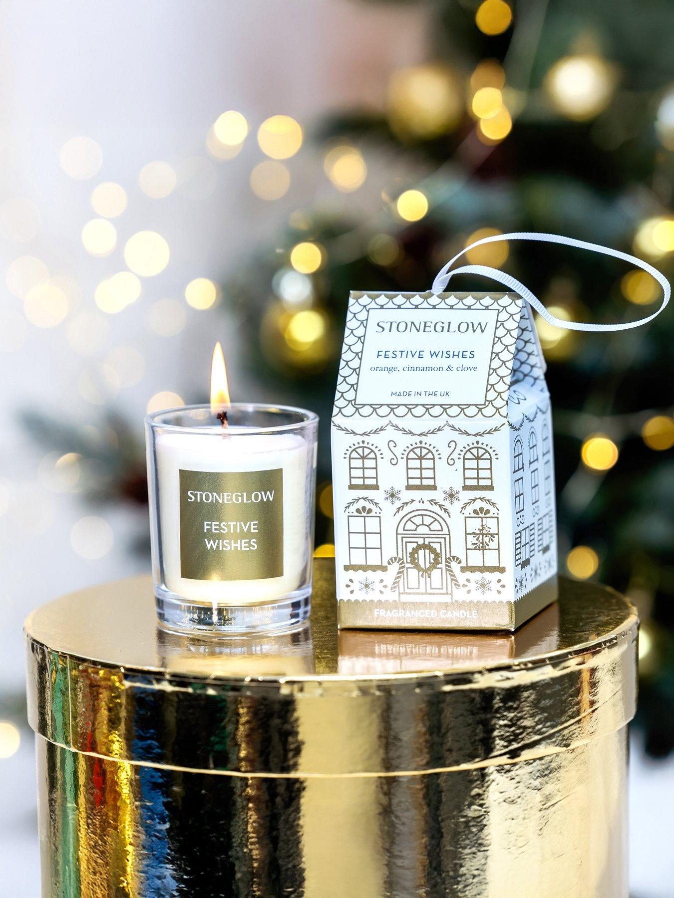 Stoneglow Festive Wishes - Votive Candle House