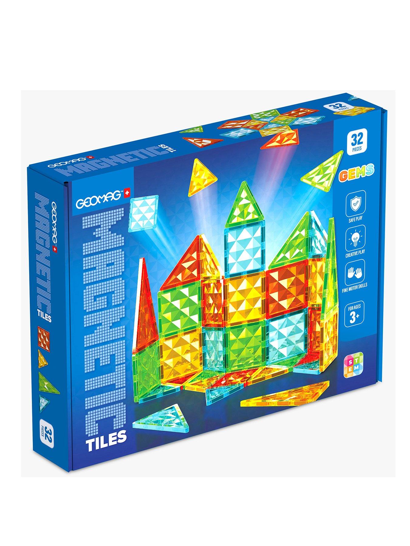 Geomag Magnetic Tiles Gems 32 Pcs