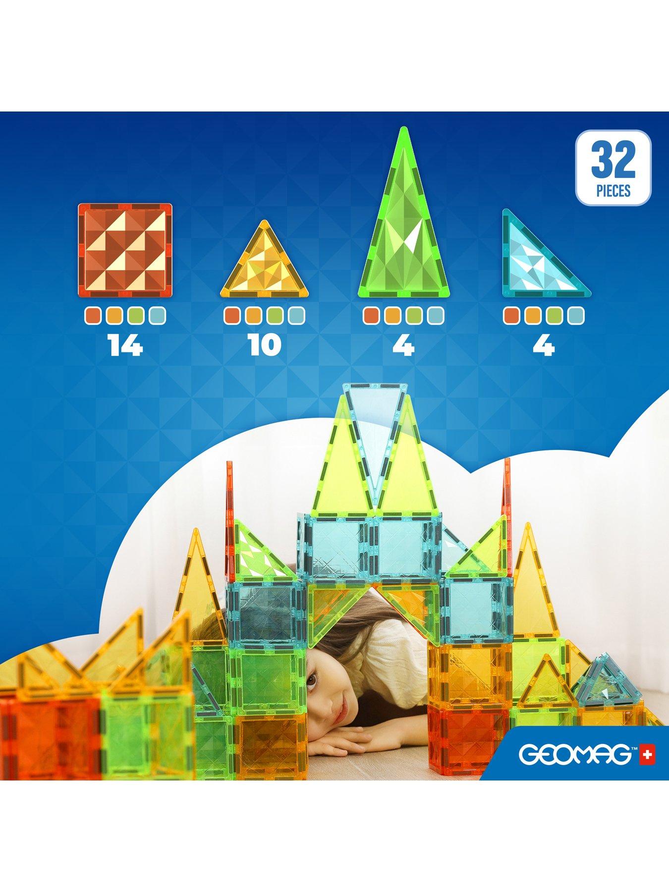 Geomag Magnetic Tiles Gems Vehicles 24 pcs - Boutique BCD JEUX